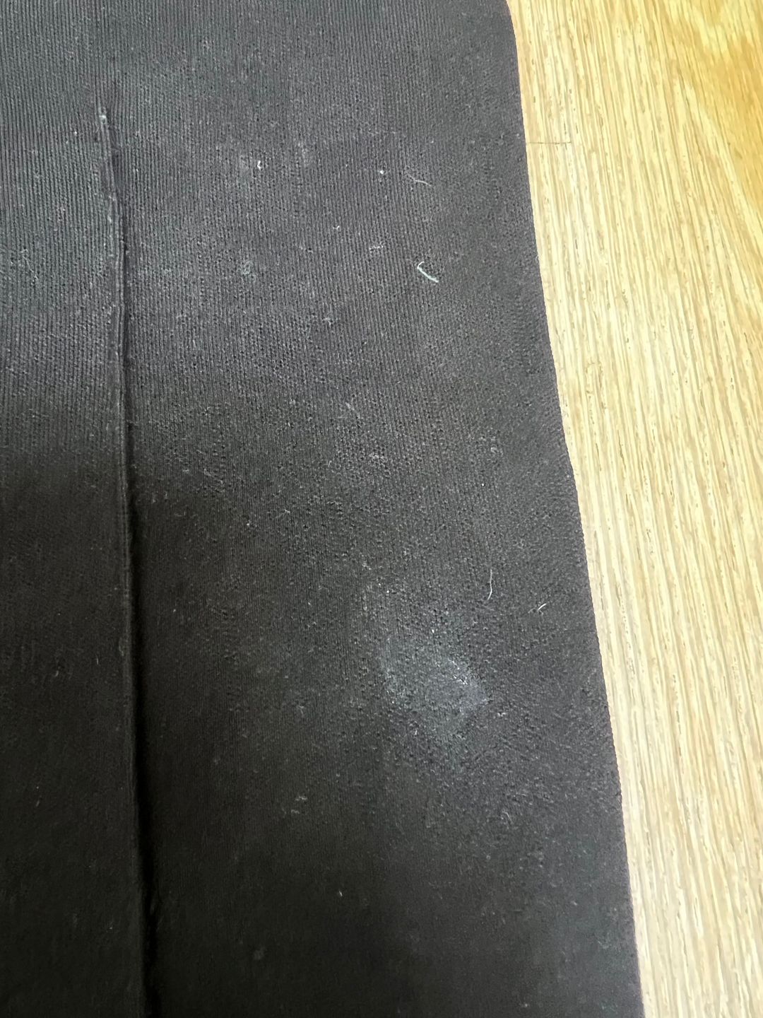 High Sport black cropped kick flare pants used Medium