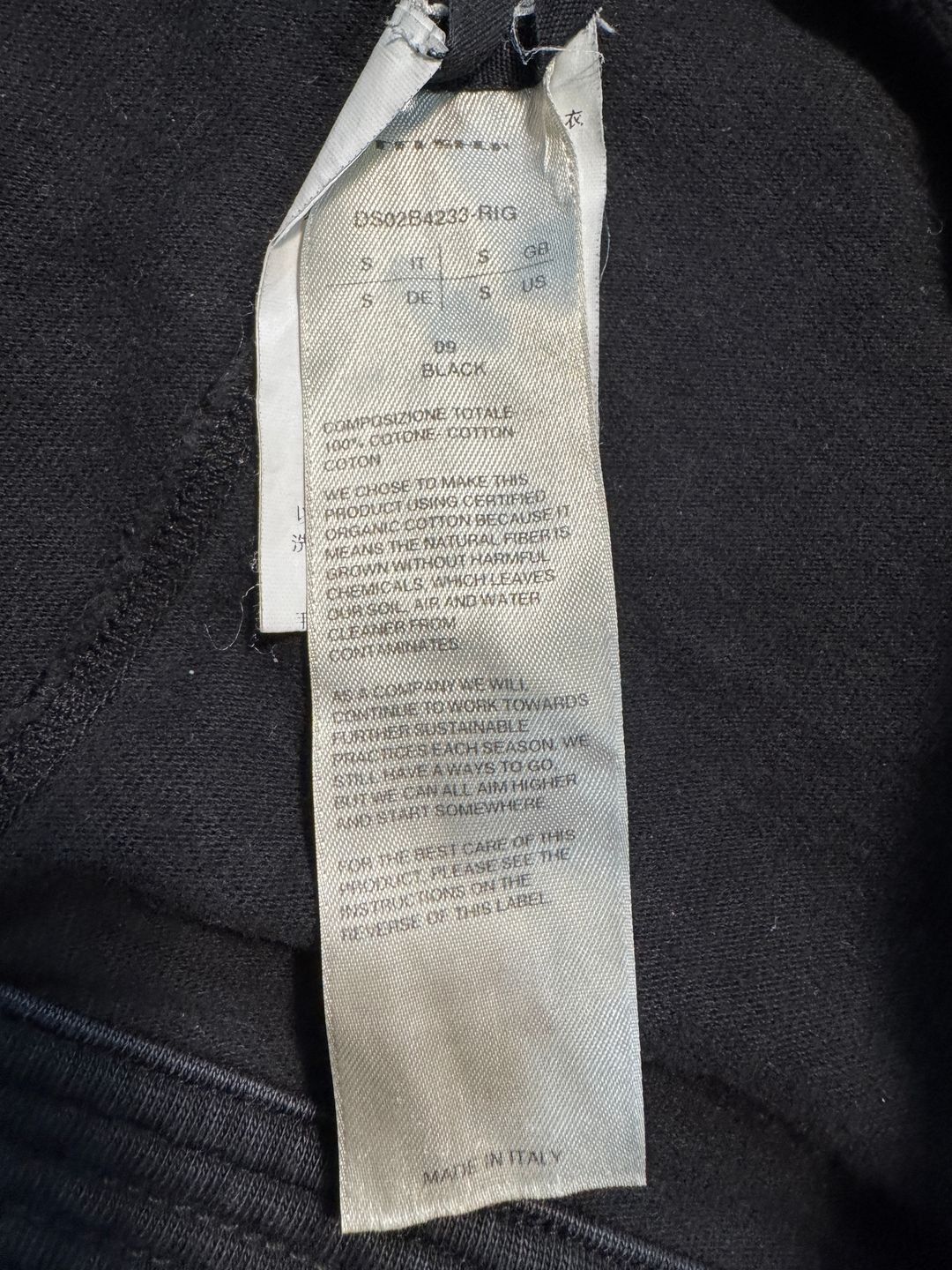 Rick Owens Drkshdw Crew Neck Long Sleeve Sweatshirt