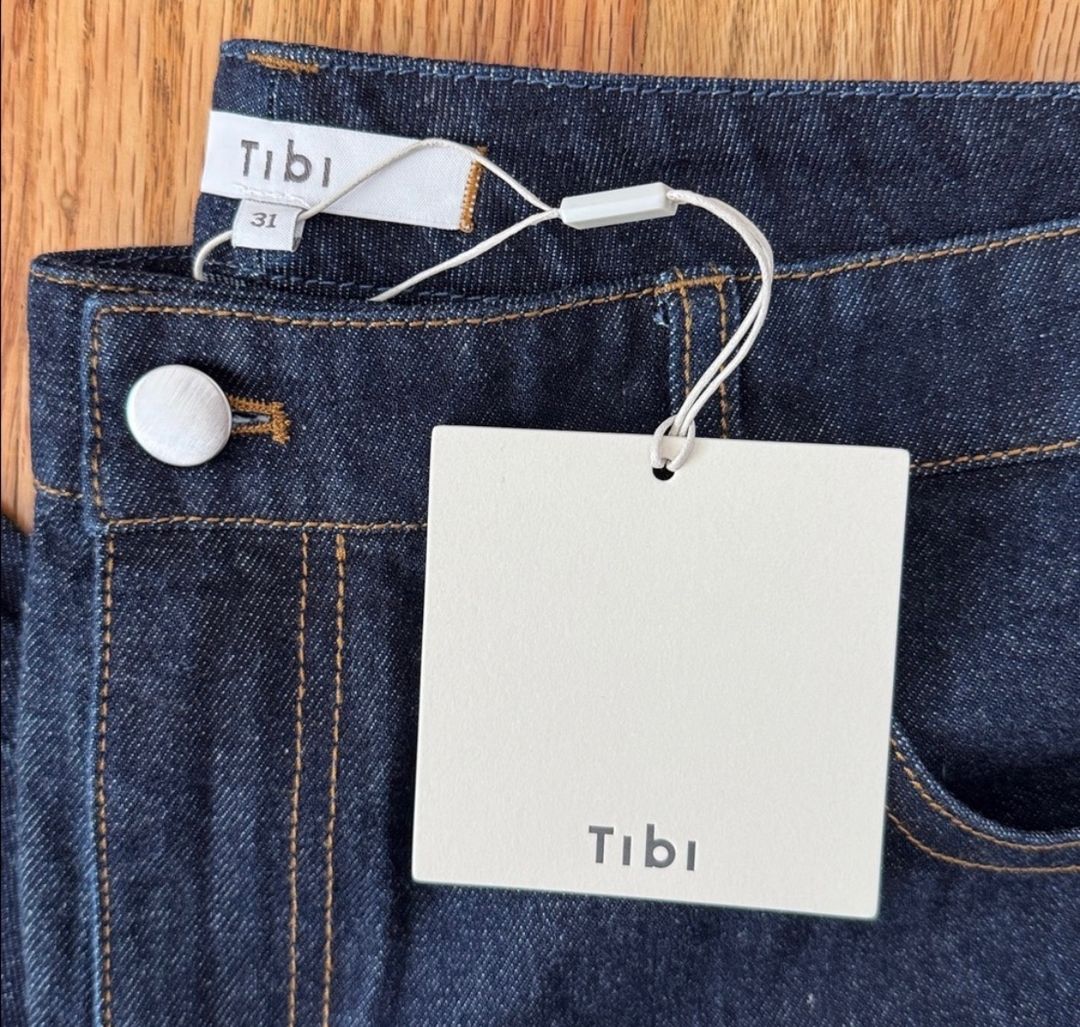 Spring Denim Cropped Slouchy Cargo Jean