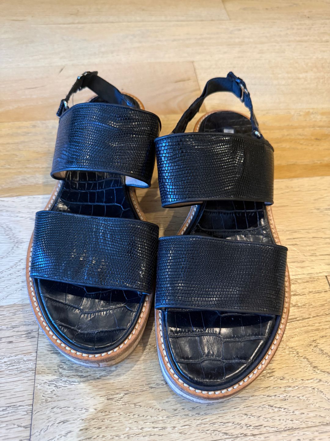 Dries Van Noten Leather Espadrilles