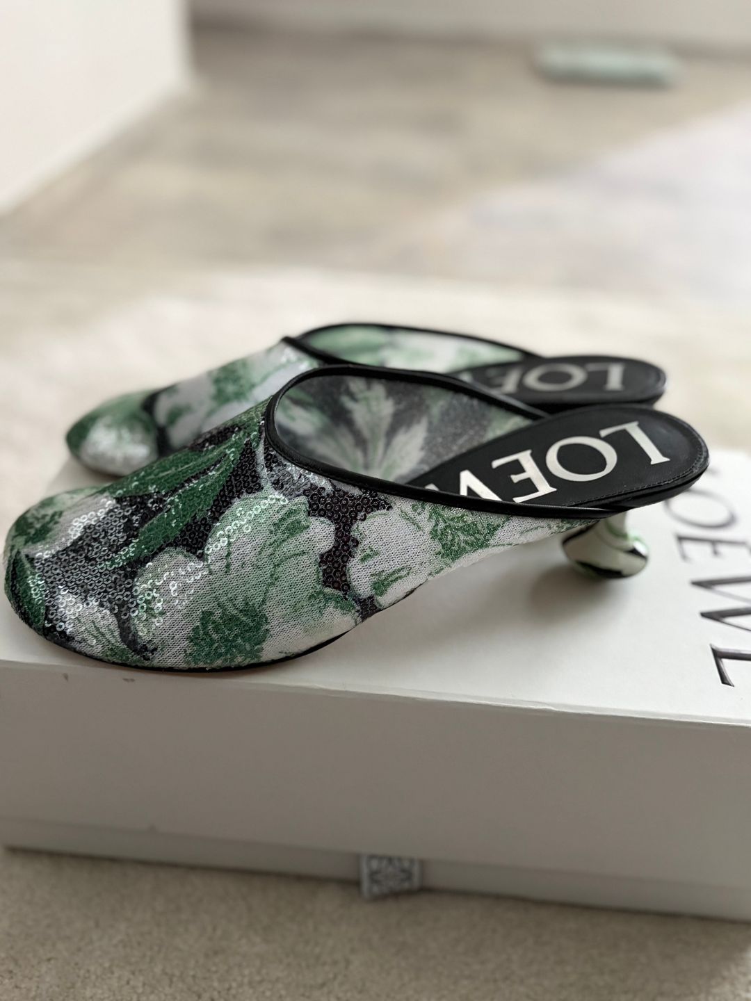 Toy Sequin Floral Shoe