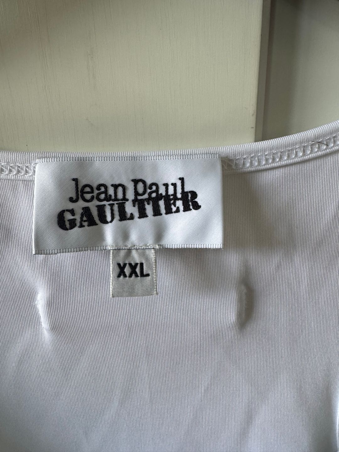 JEAN PAUL GAULTIER Trompe L'oeil Cage Corset Tank Top 