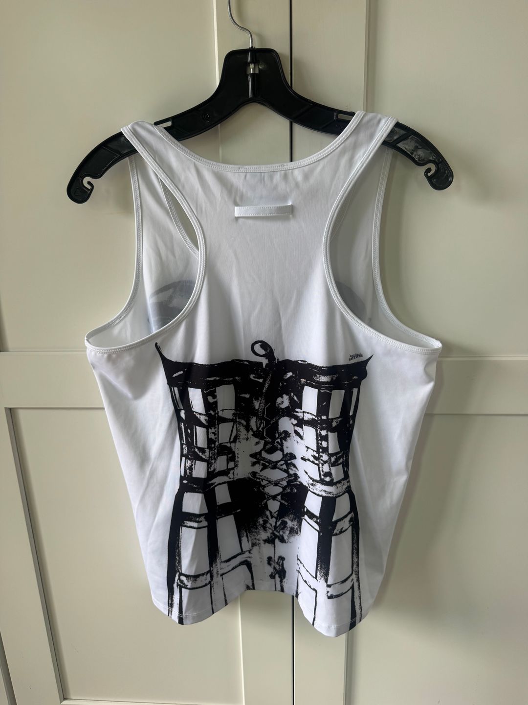 JEAN PAUL GAULTIER Trompe L'oeil Cage Corset Tank Top 