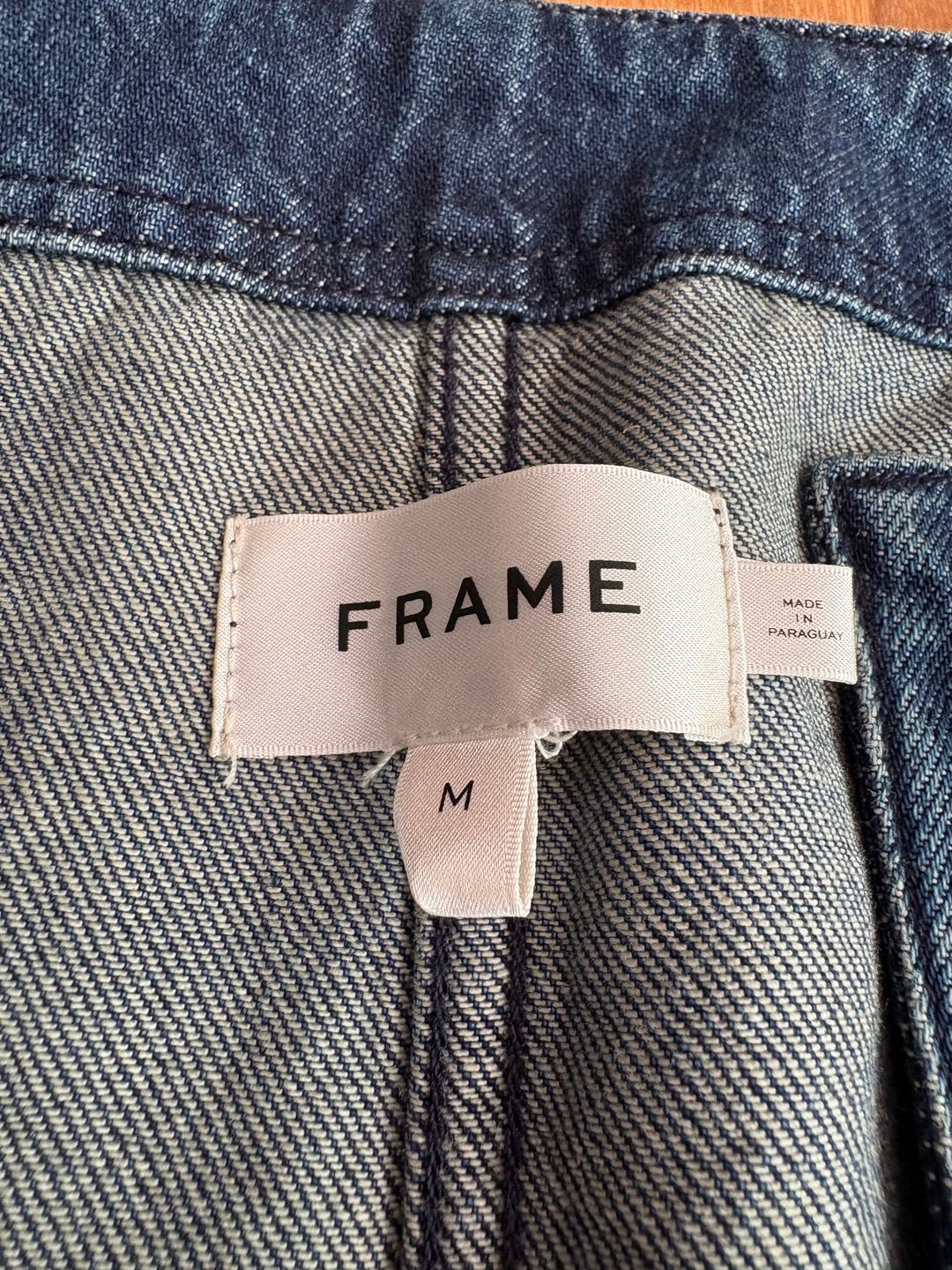 Collarless Denim Jacket In Cleopatra