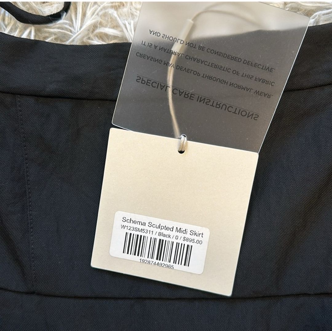 Schema Sculpted Midi Skirt