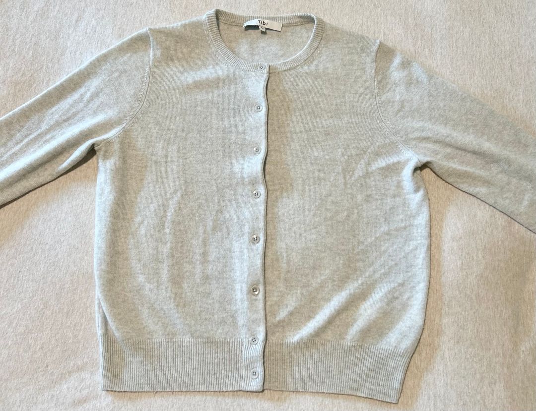 Washable Cashmere Shrunken Cardigan