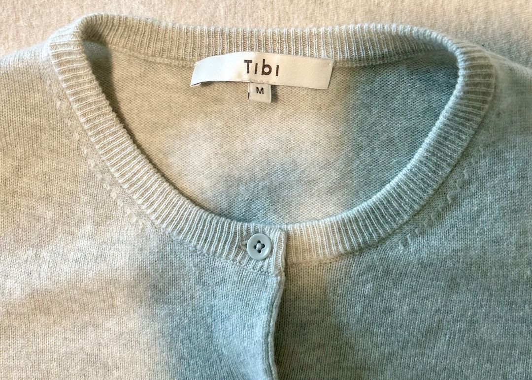 Washable Cashmere Shrunken Cardigan