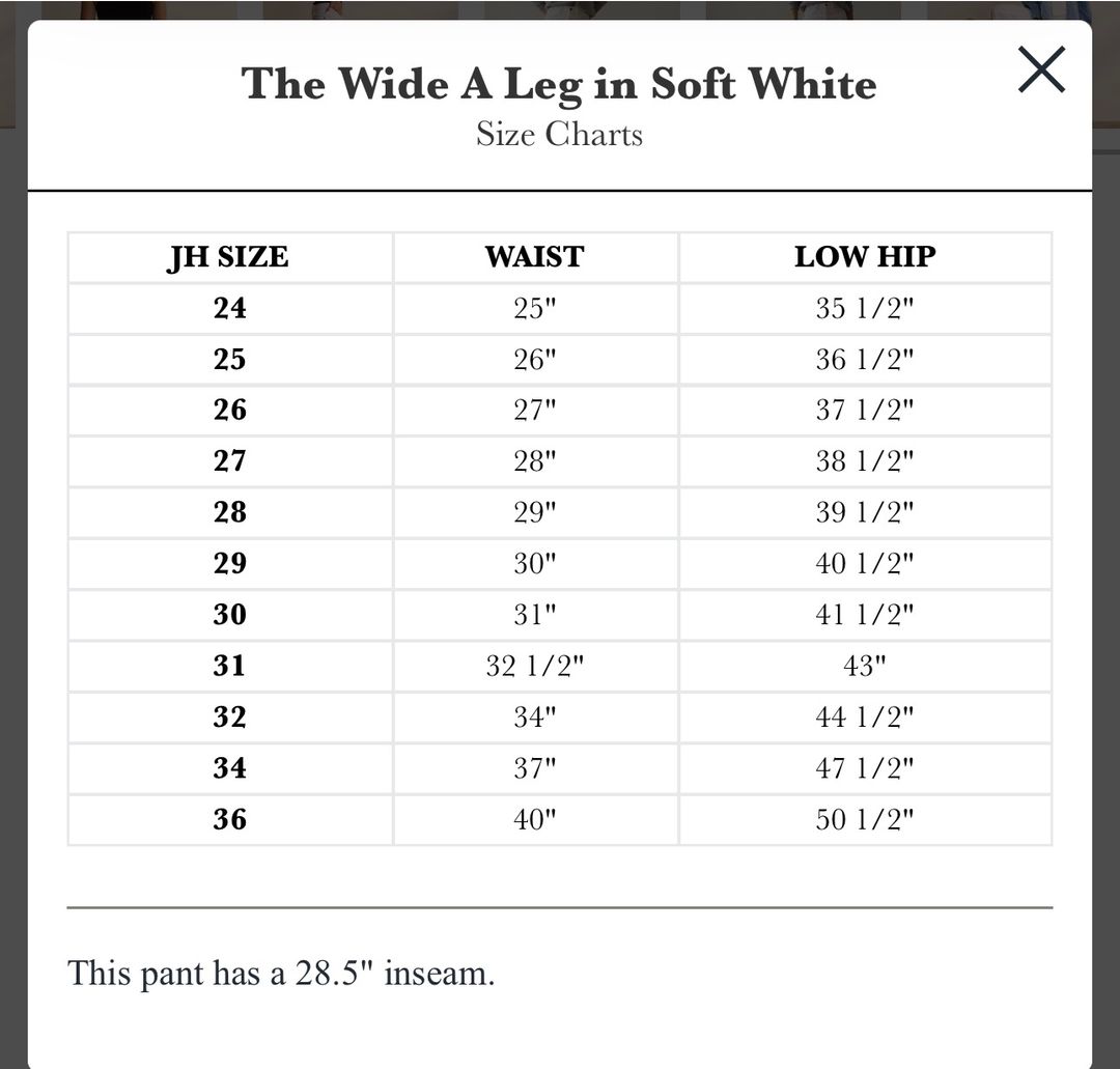 The Wide A Leg in Soft White