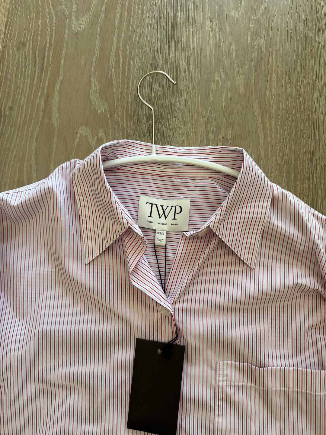 TWP Newest Earl Shirt in Cotton Stripes