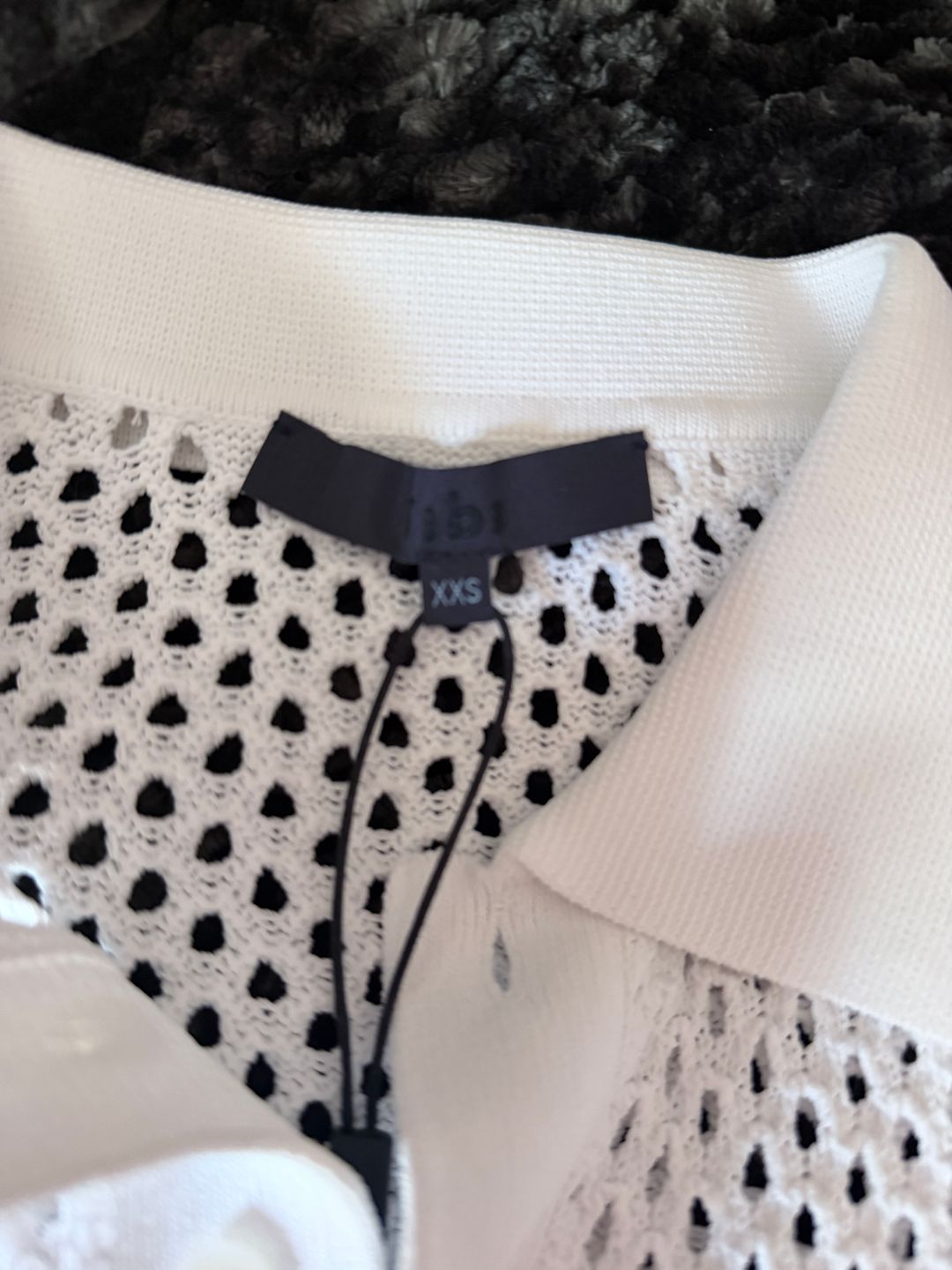 Crochet Netting Slim Polo