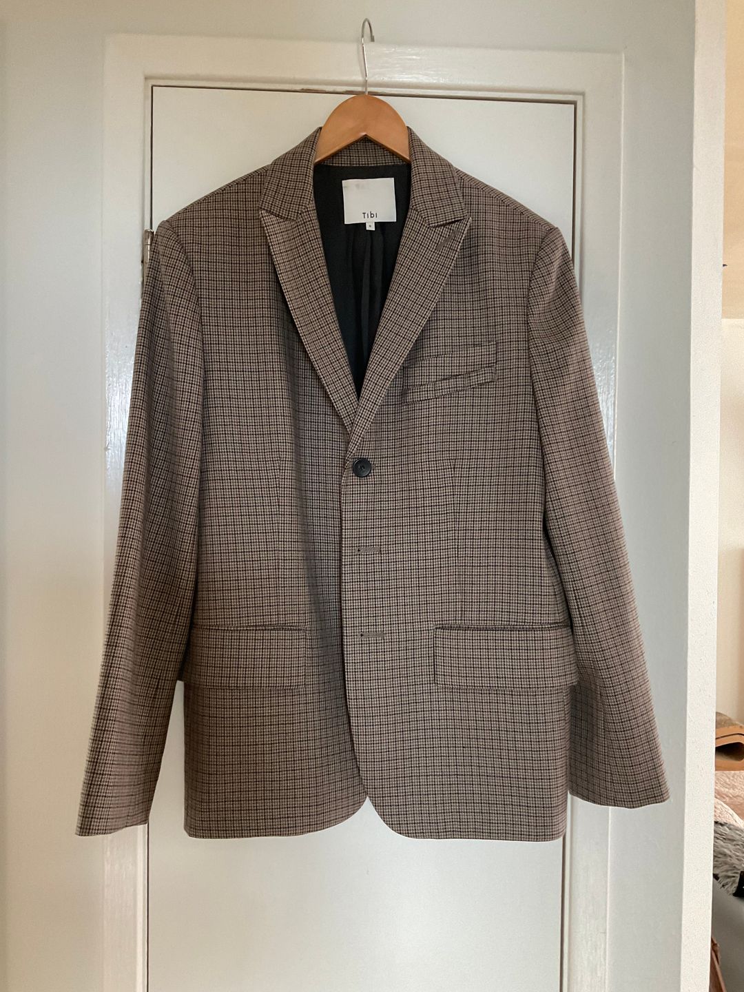 Thomas Menswear Check Dennis Cutout Blazer