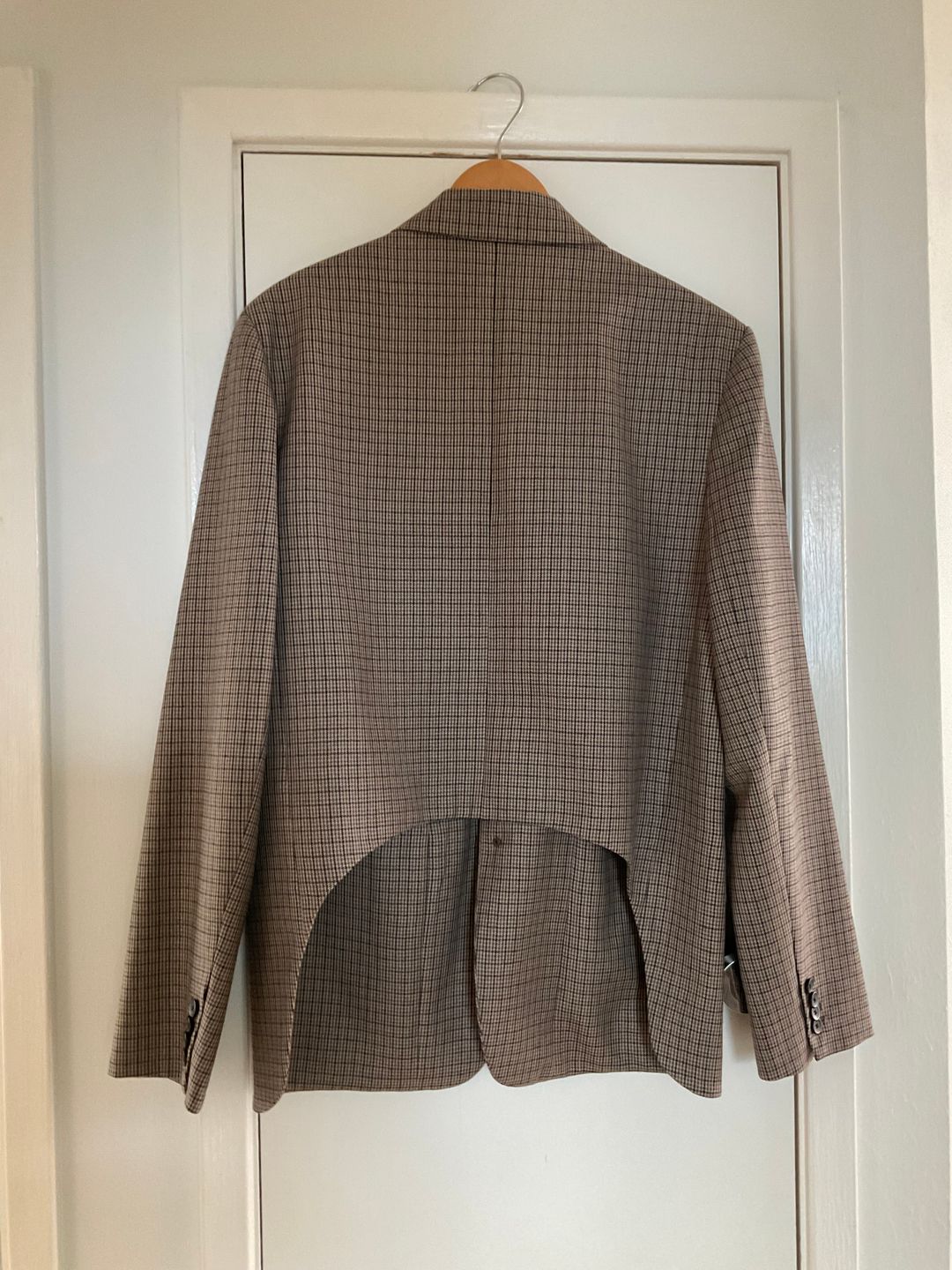 Thomas Menswear Check Dennis Cutout Blazer