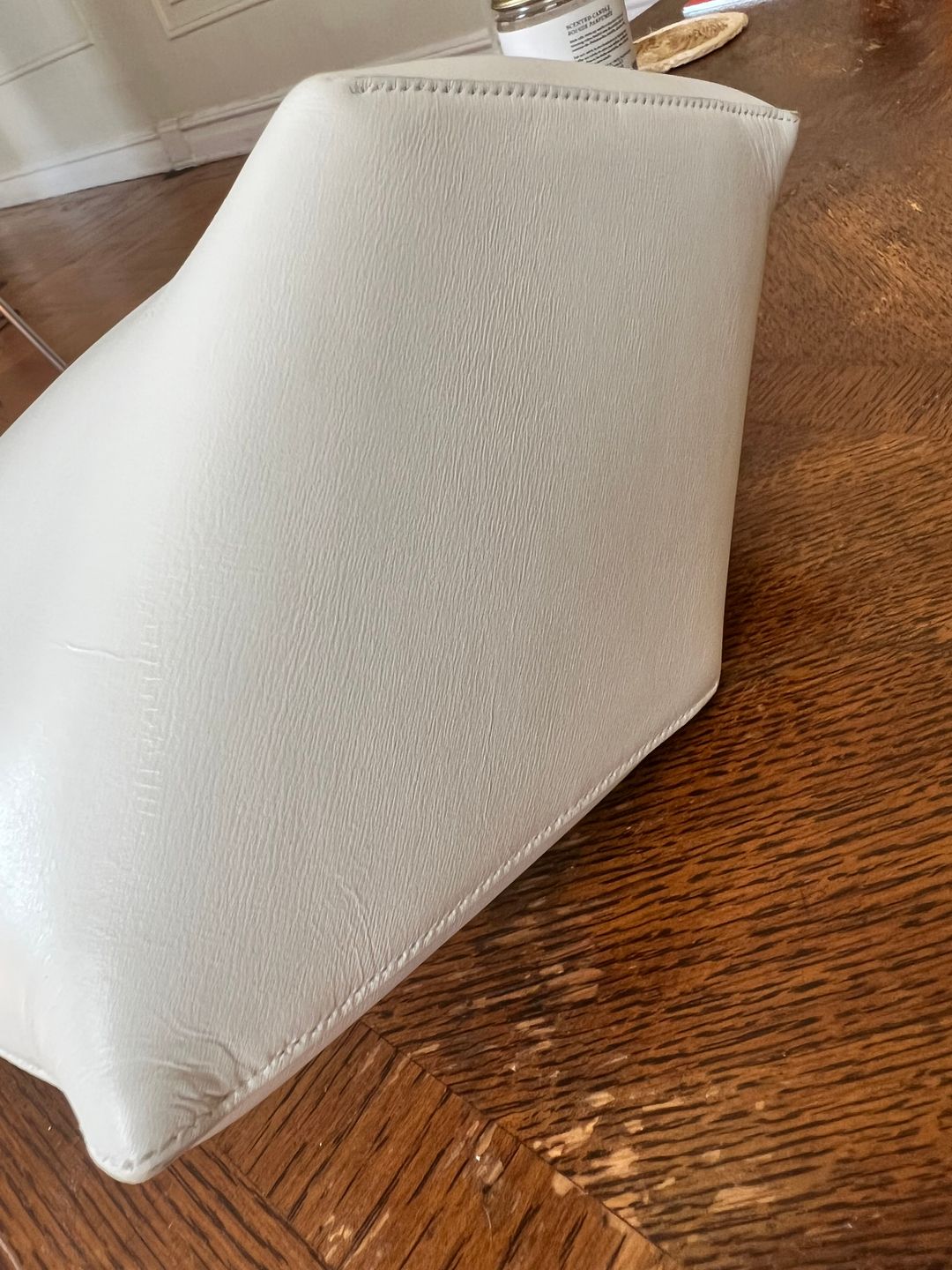 Folded Leather Tote Bag