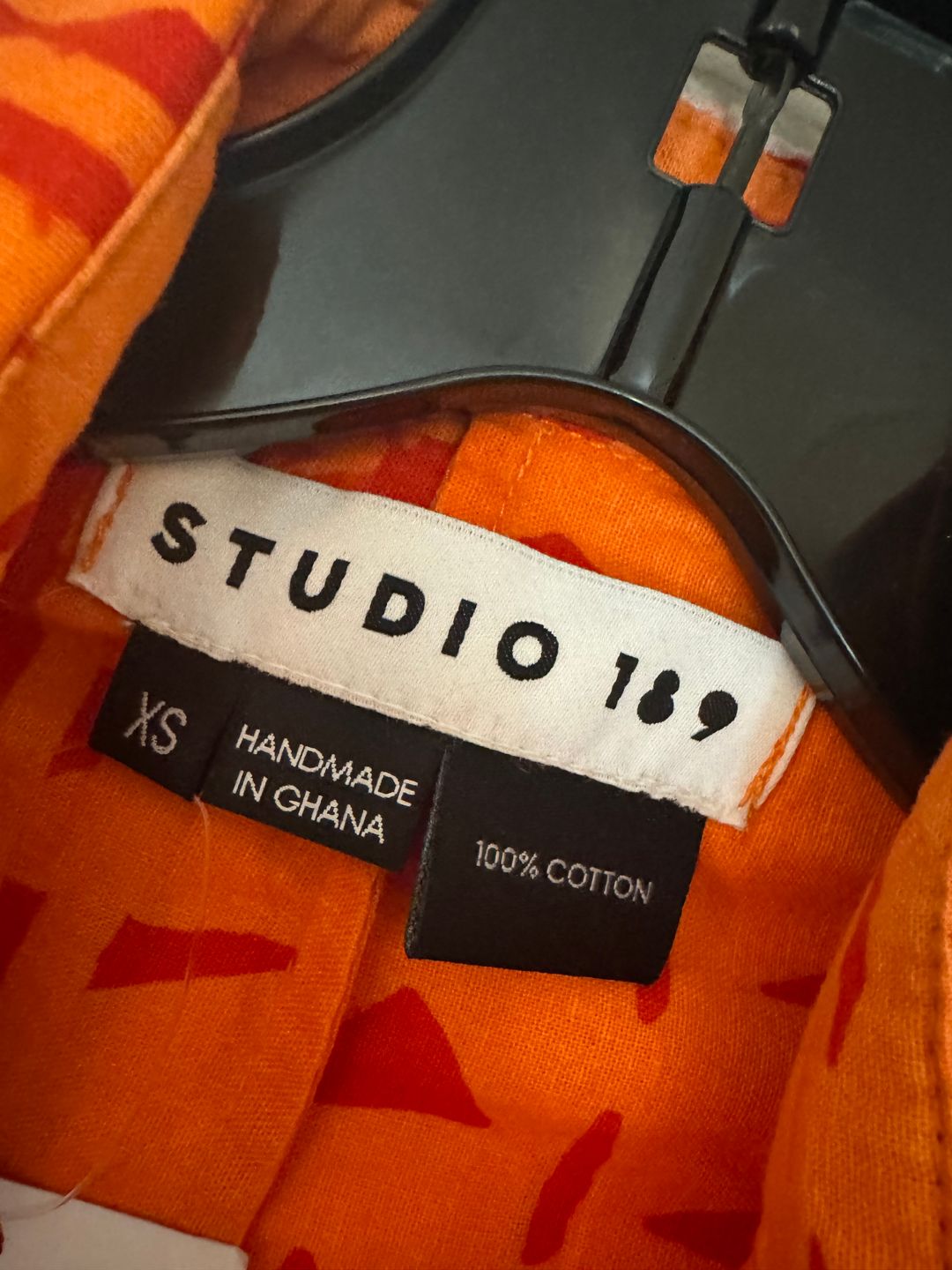 NWT Orange Masquerade Long Shirt Dress