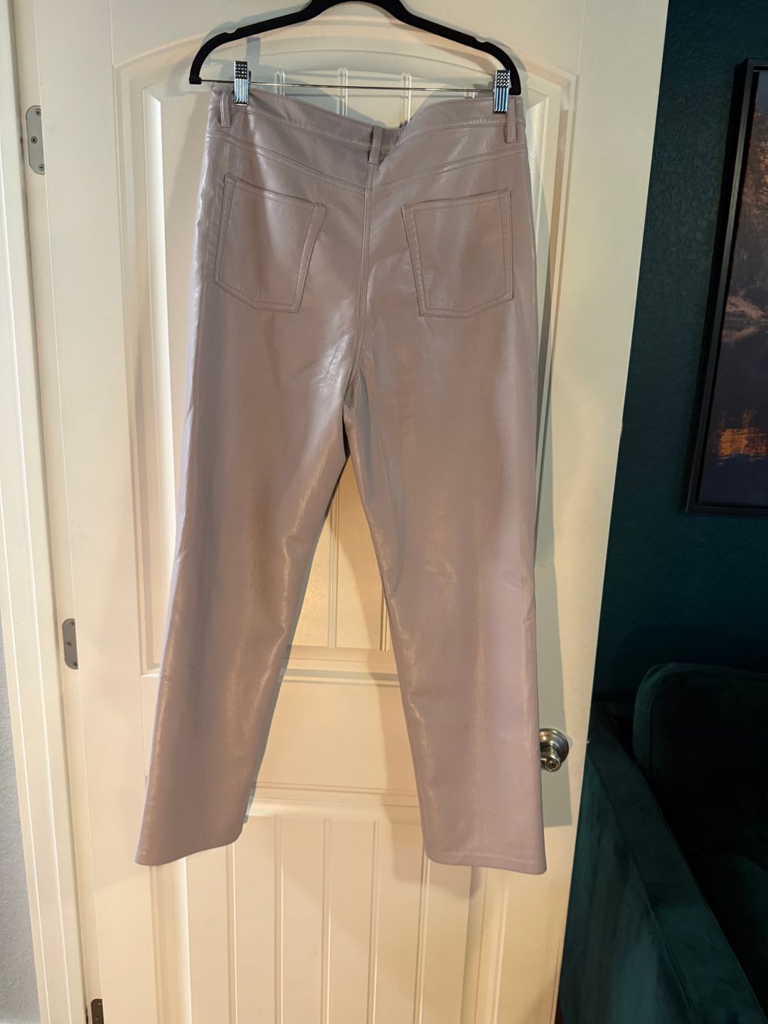 Aritzia Wilfred The Melina™ Leather Pants Morado Grey size 14