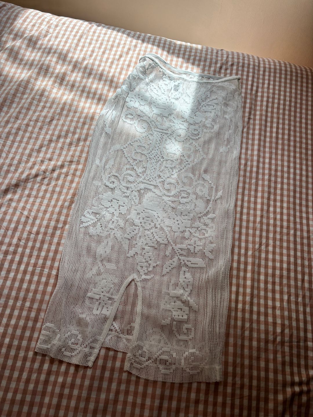 With Jean Midi Skirt