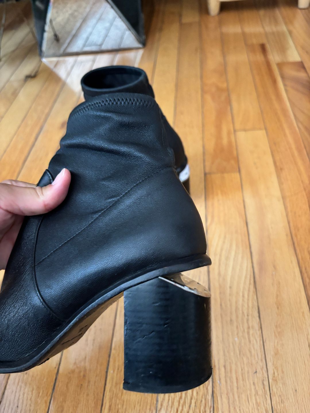 Alexander Wang ANNA BOOTIE WITH RHODIUM