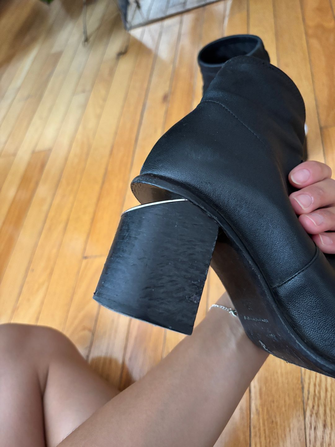 Alexander Wang ANNA BOOTIE WITH RHODIUM