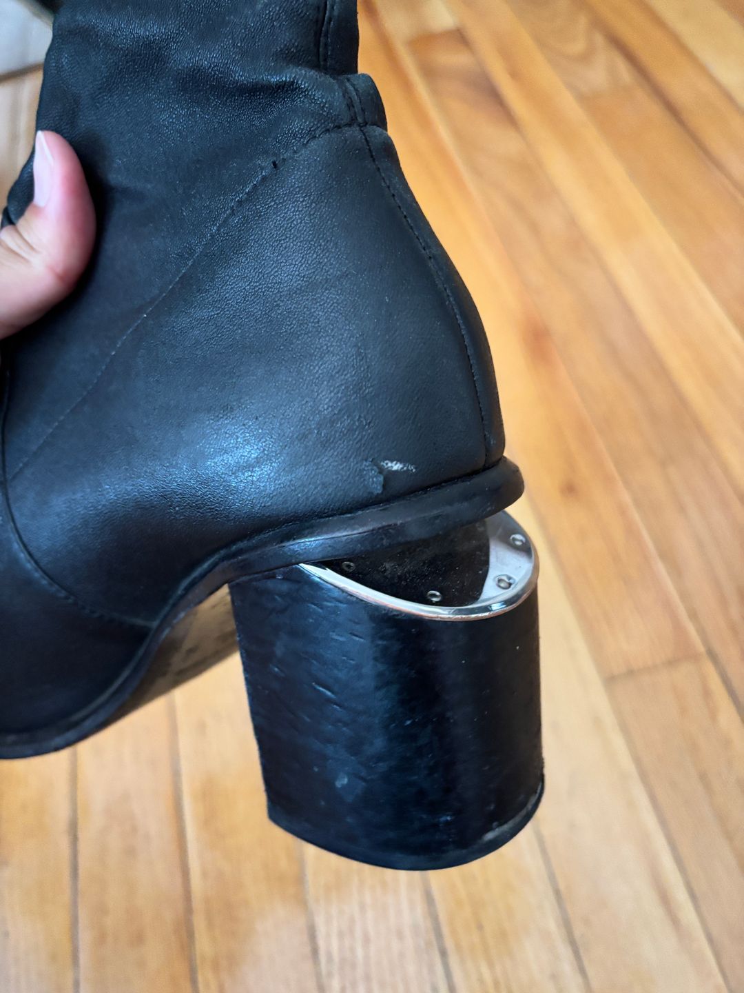 Alexander Wang ANNA BOOTIE WITH RHODIUM