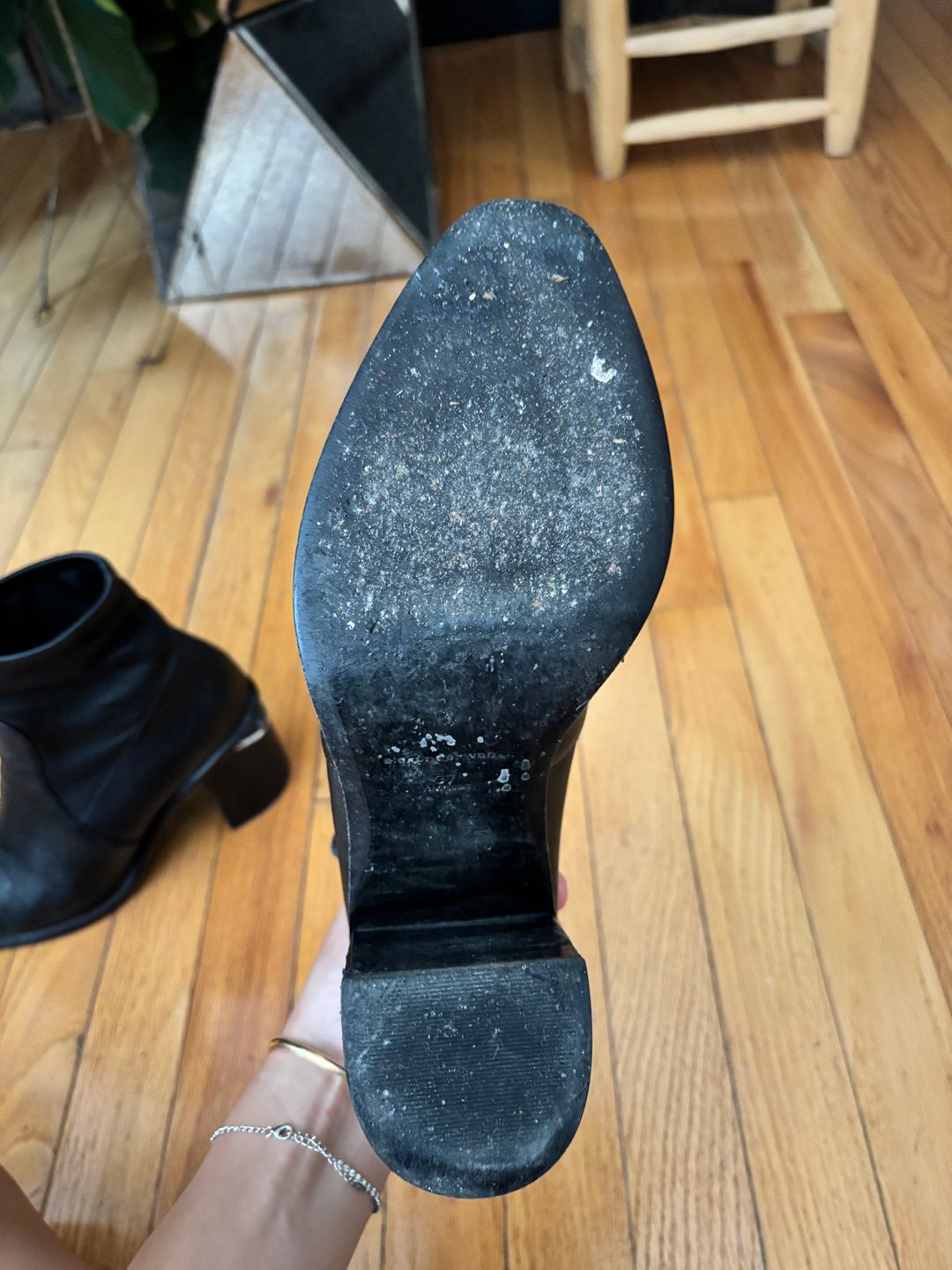 Alexander Wang ANNA BOOTIE WITH RHODIUM