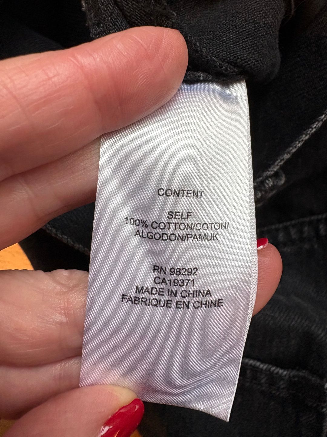 Vintage Black Denim Ryder Jean