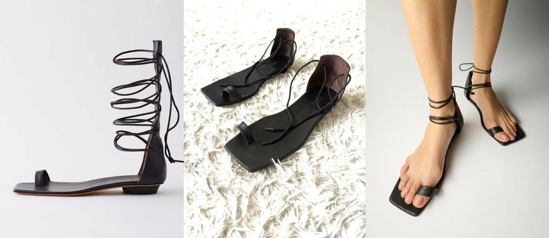 Cassius Lace-Up Long Sandal