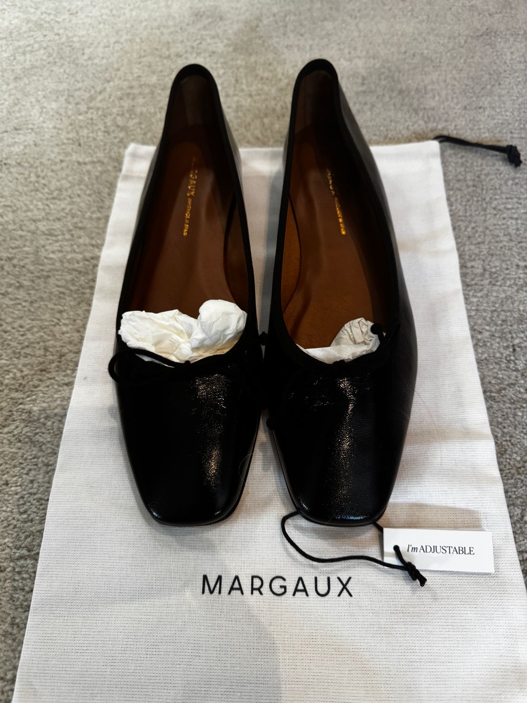 The Fonteyn in Black Crinkle Gloss