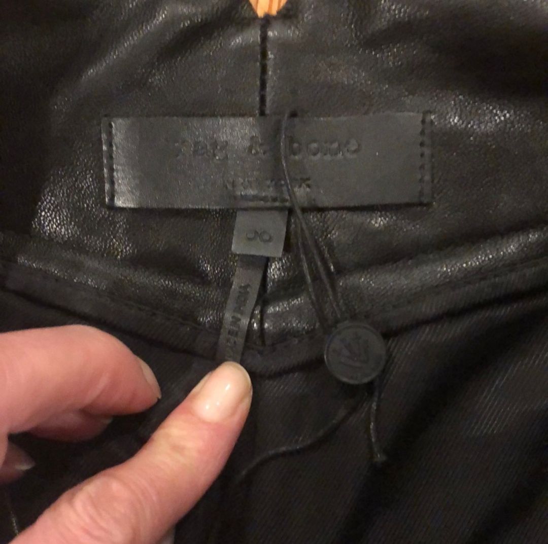 Rag & Bone Sarah leather trouser 00