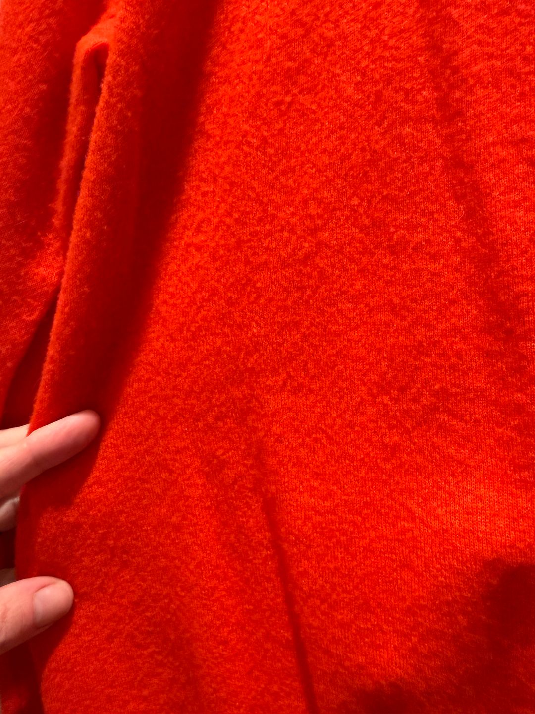 Skinlike Mercerized Wool Shrunken Cardigan 