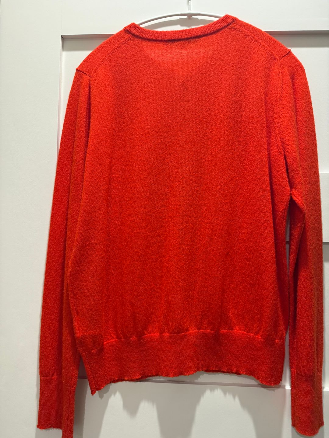 Skinlike Mercerized Wool Shrunken Cardigan 