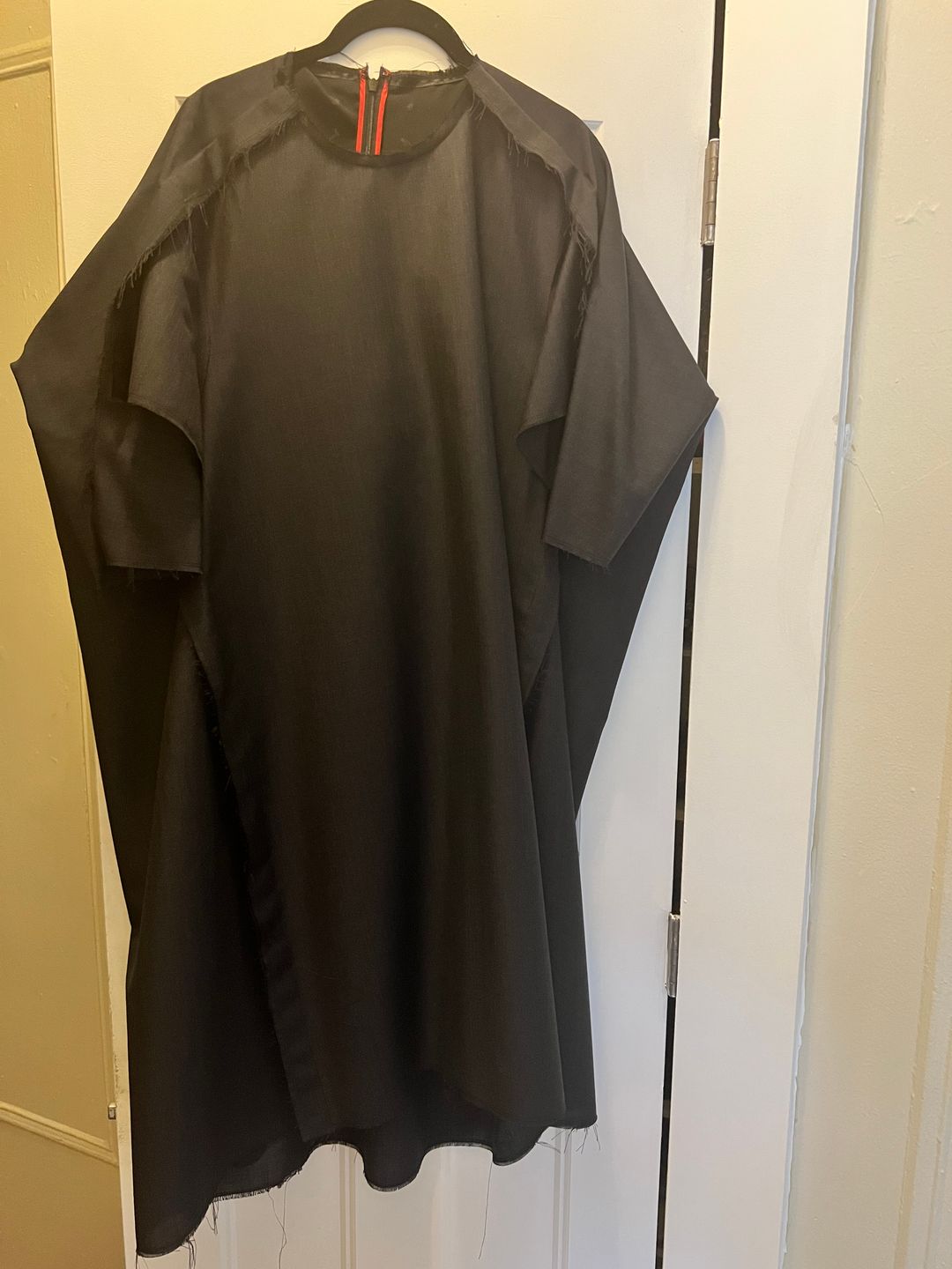Oversized Frayed Edge Dress