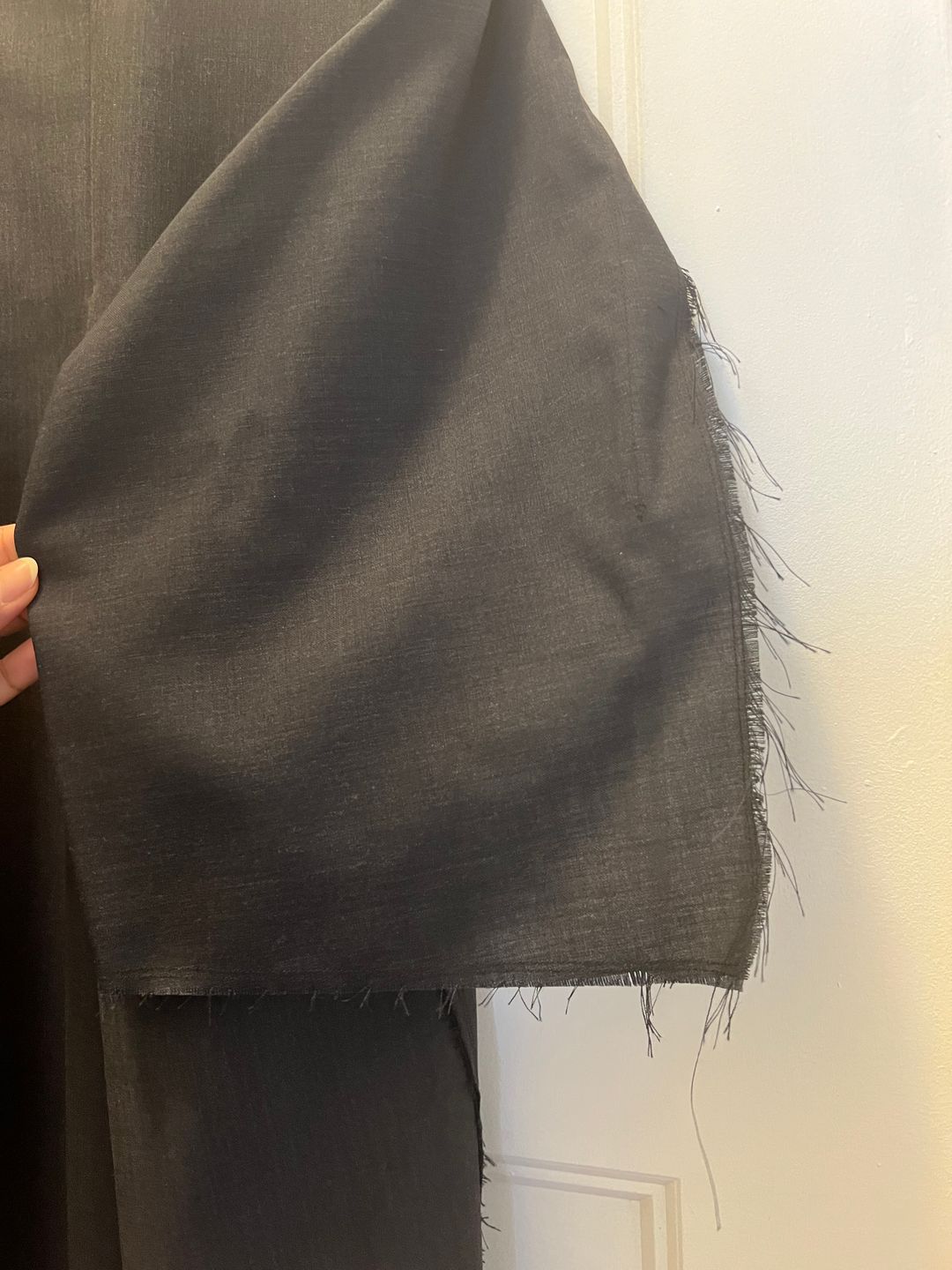 Oversized Frayed Edge Dress