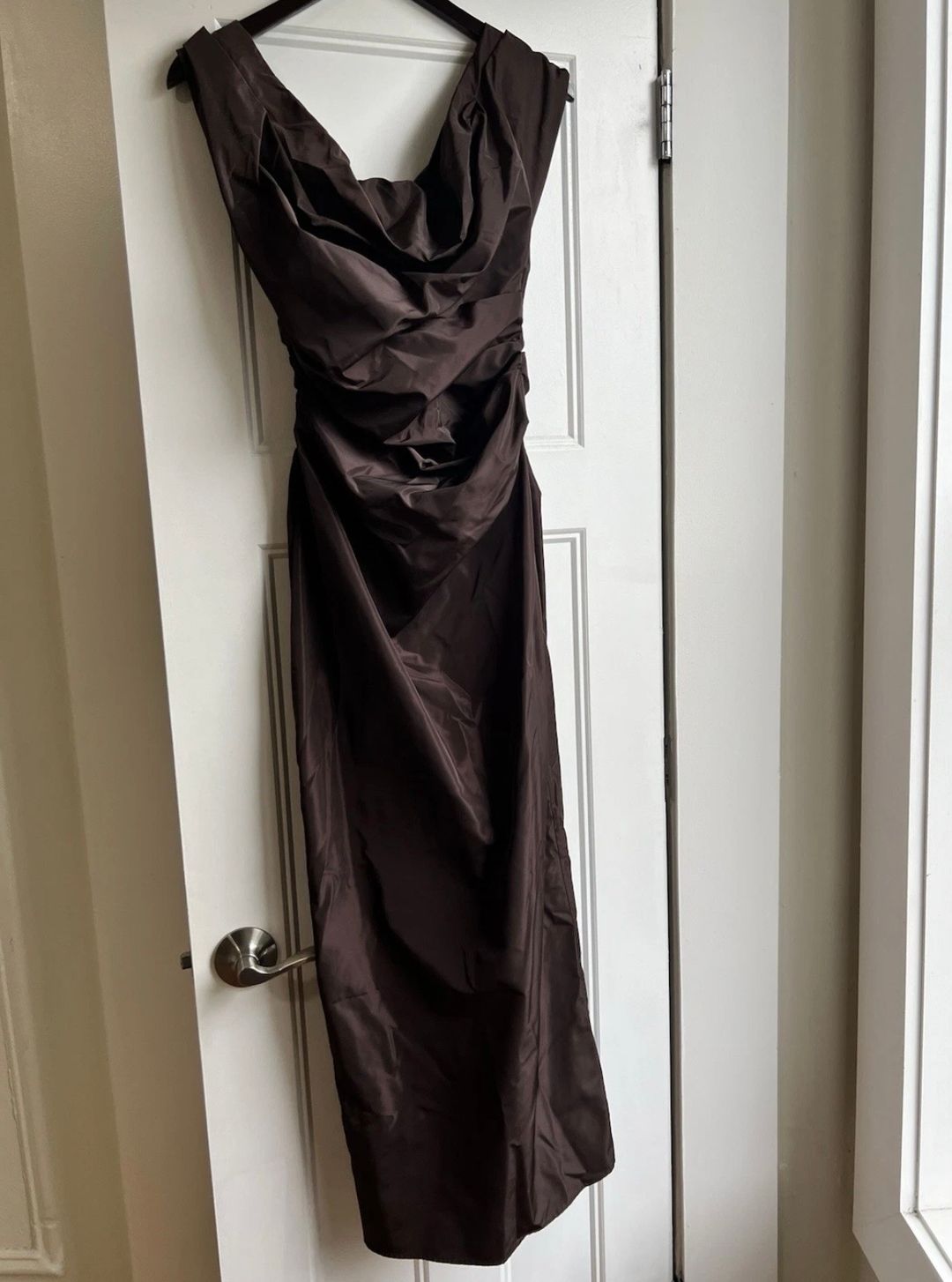 Andrea off shoulders nylon dress