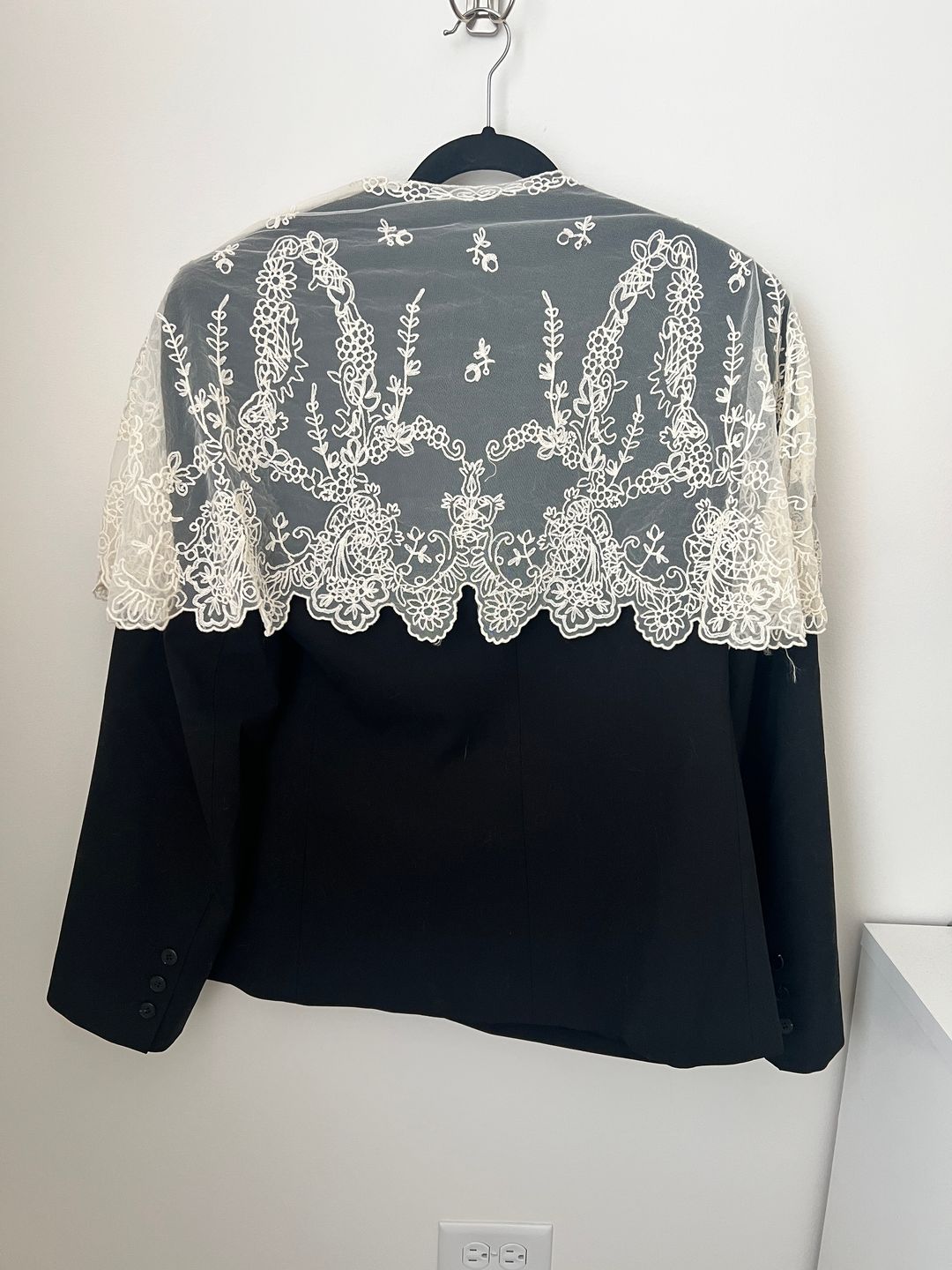 Sea NY Elisa Tropical Wool Capelet Jacket 