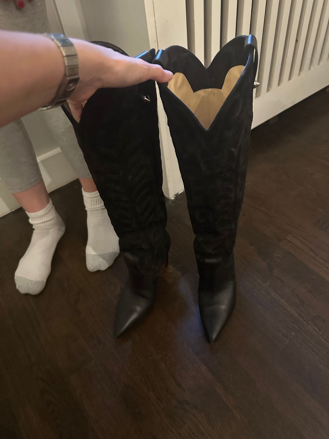 Santia Botta Mixed Leather Boots