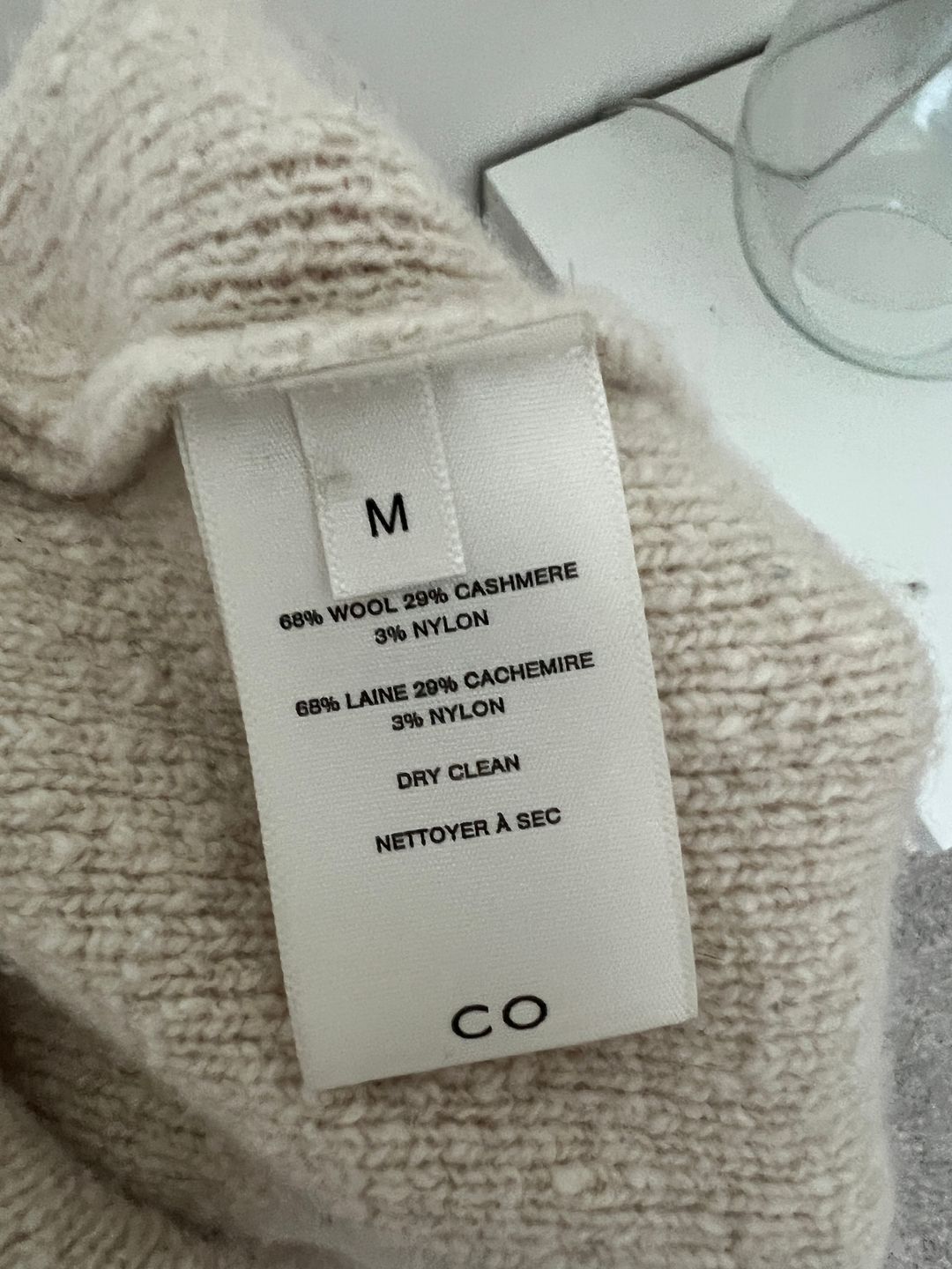 CO NWT CO Essentials Cashmere Wool Long Cardigan Coat Sweater Trench