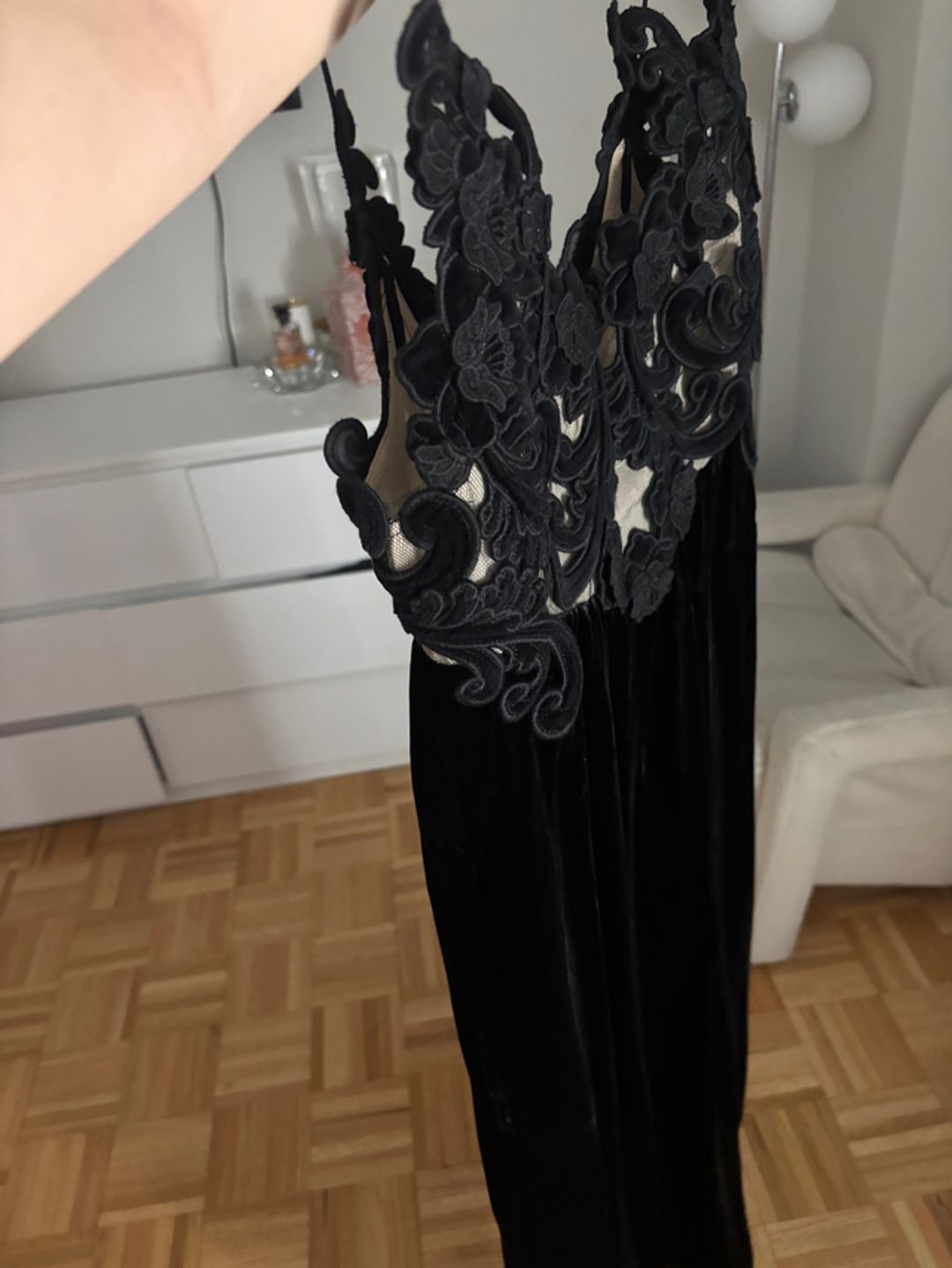 Sensory Velvet Slip Dress