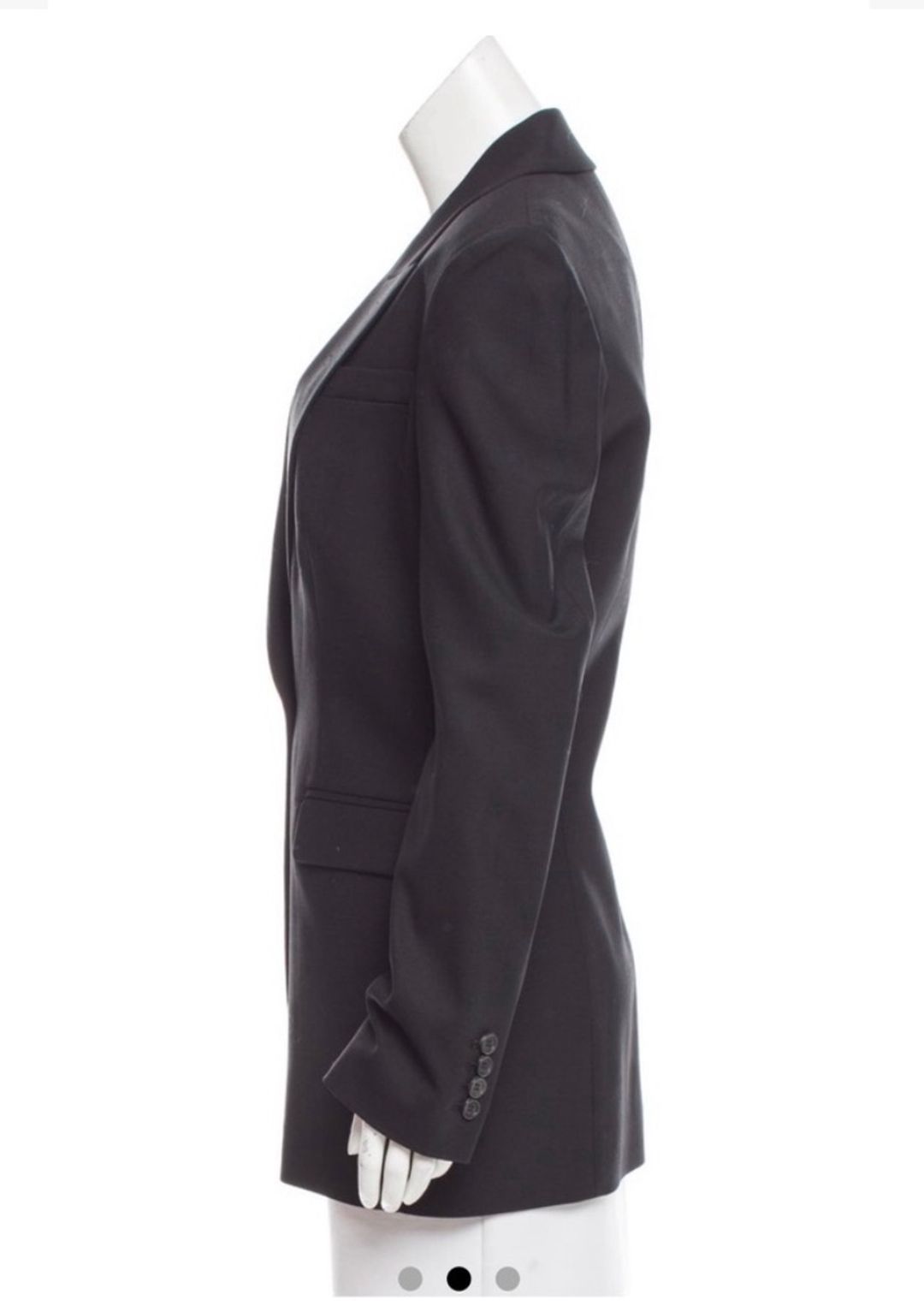 Classic Black Wool Blazer