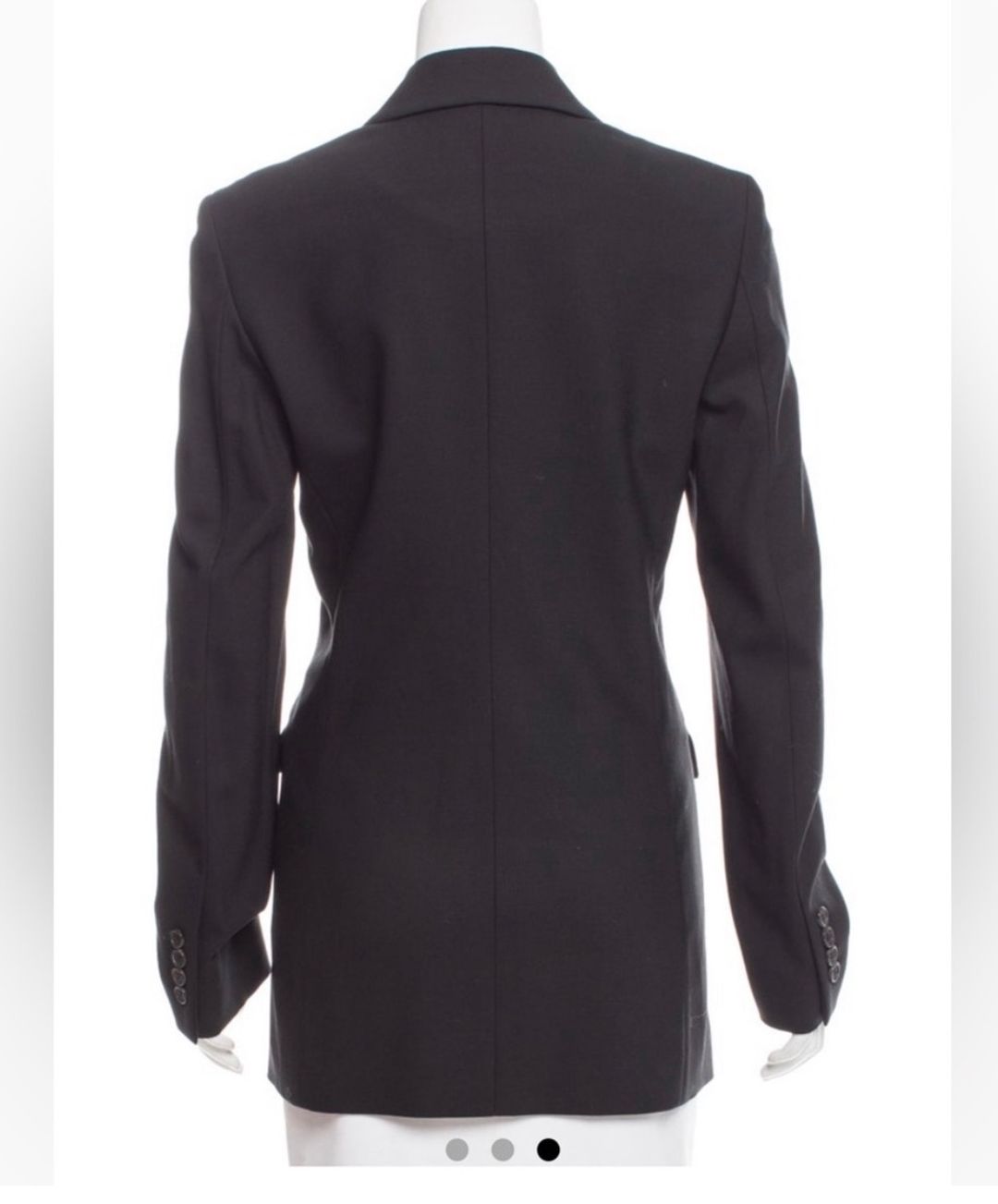Classic Black Wool Blazer