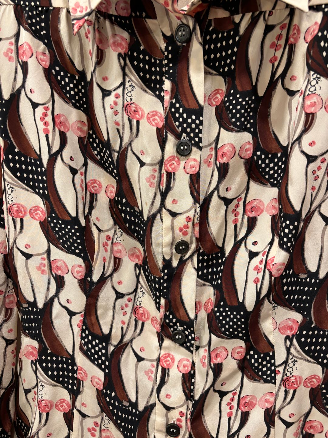 Prada 2001 Naked Lady Print Top - As seen on Carrie Bradshaw