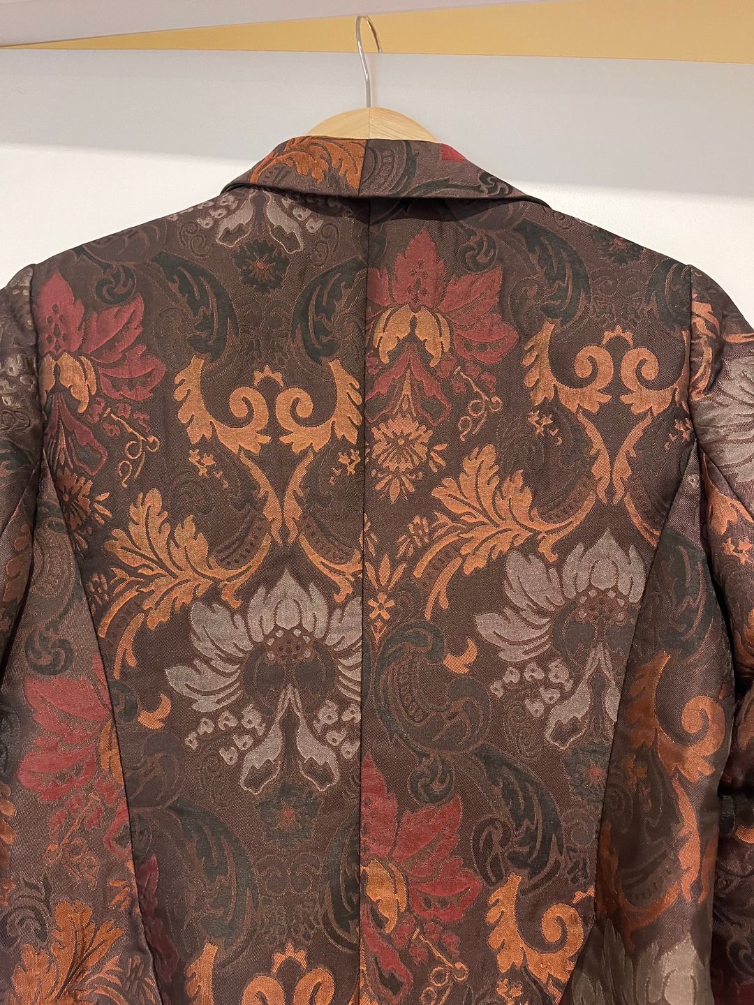 Harve Venard Vintage Floral Cropped Blazer Jacket 