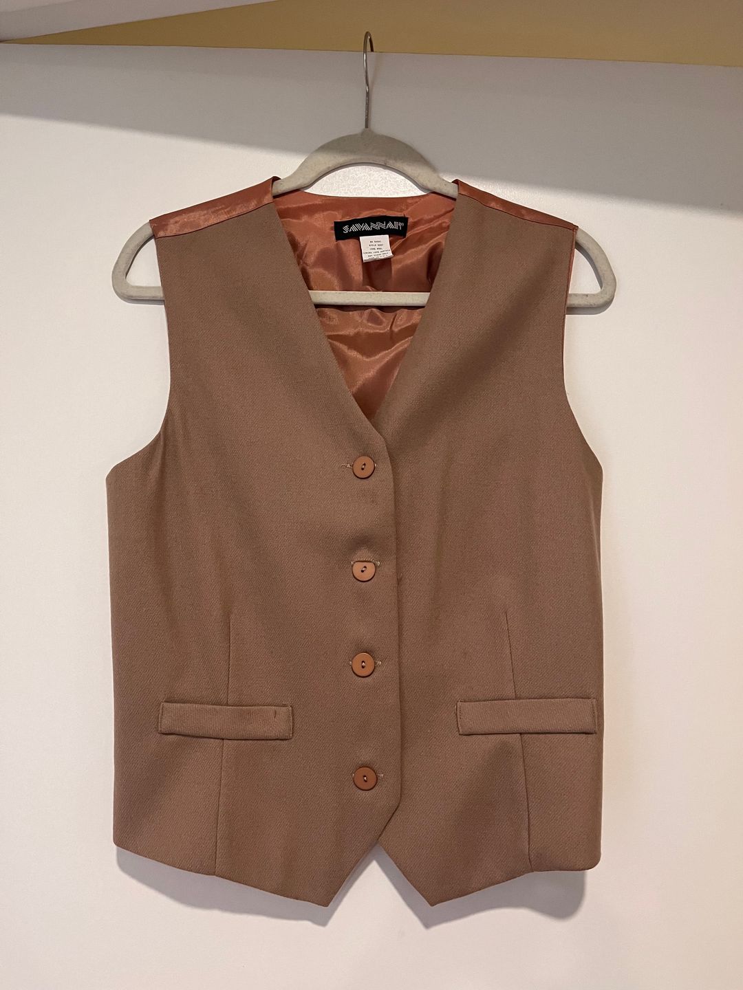 Vintage Wool 2-Piece Suit, Jacket & Waistcoat 