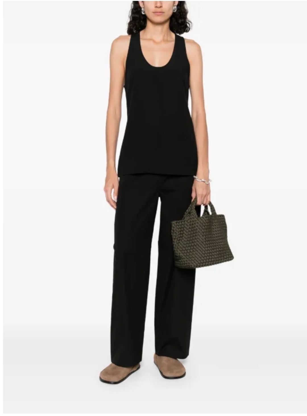 twisted-seam trousers