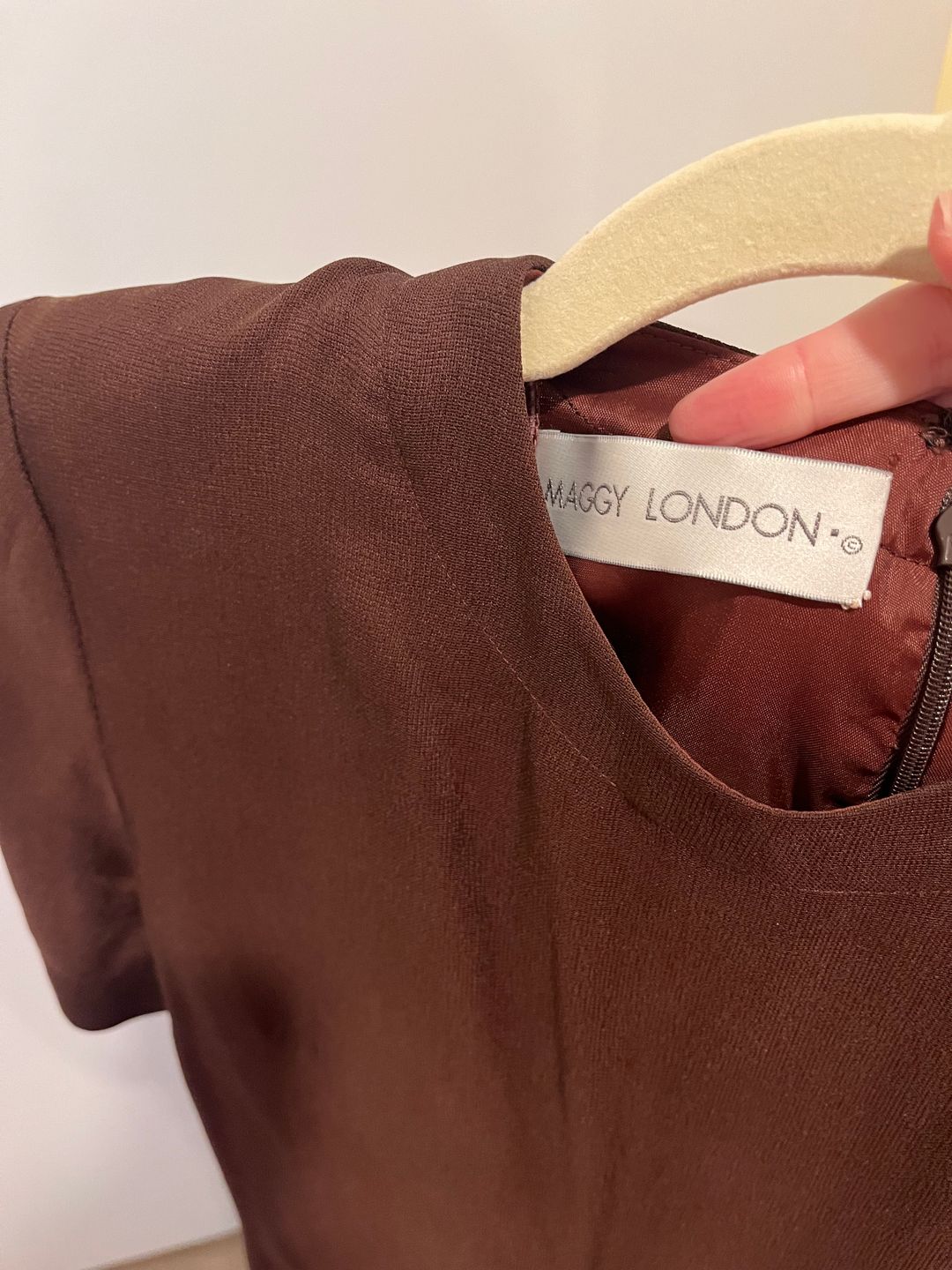 Vintage Maggie London Shortsleeve Maxi Dress