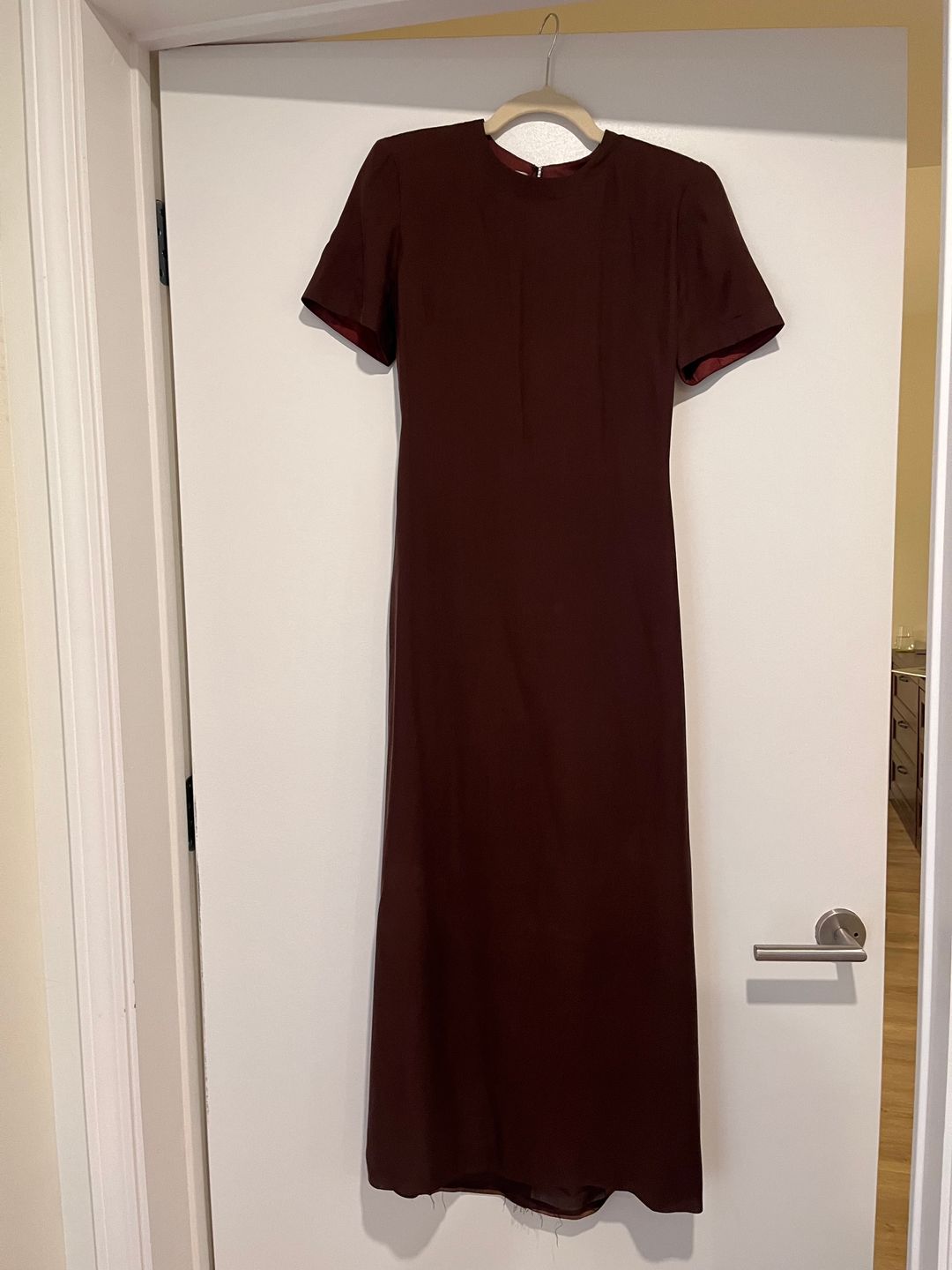 Vintage Maggie London Shortsleeve Maxi Dress
