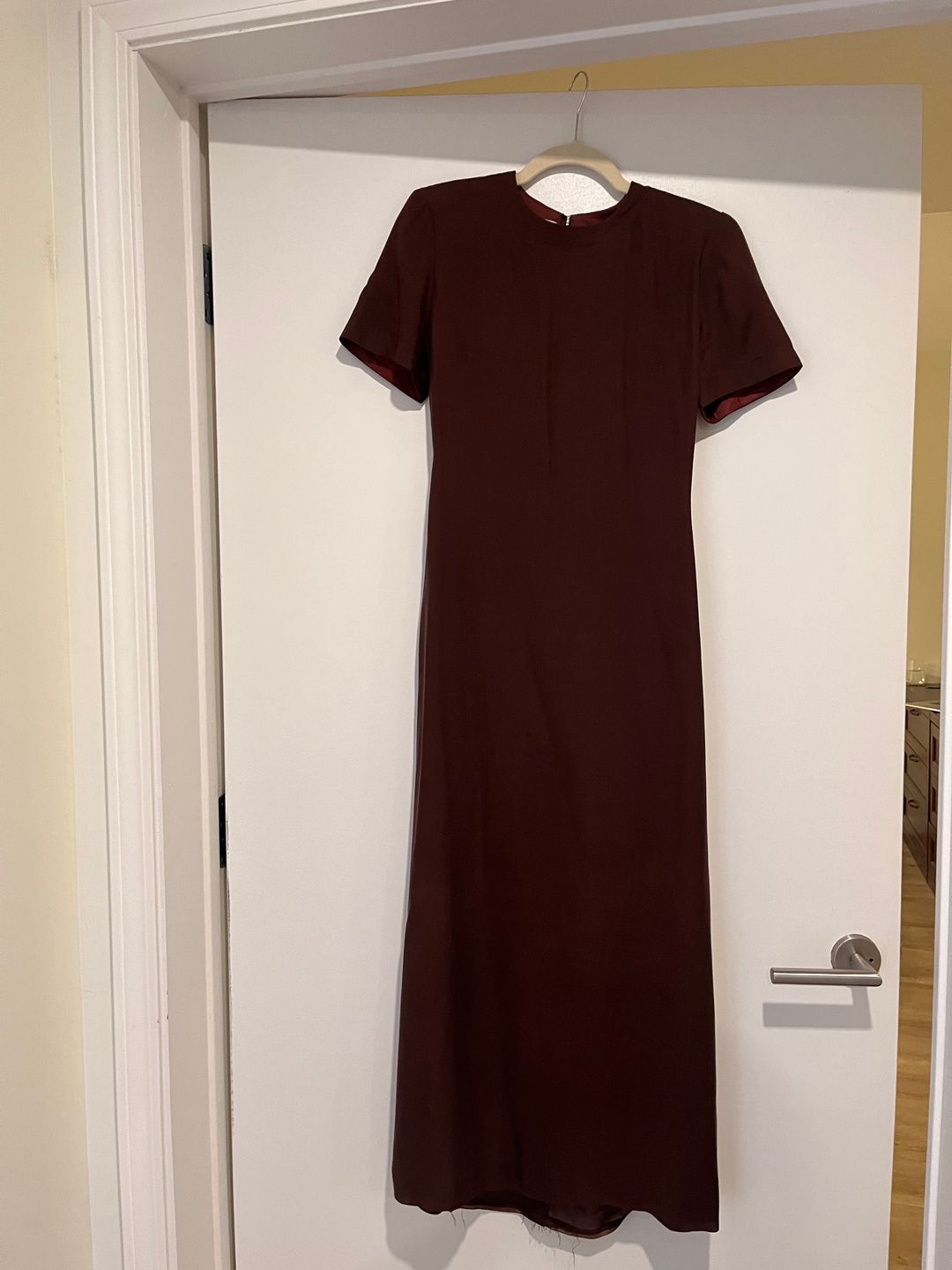 Vintage Maggie London Shortsleeve Maxi Dress