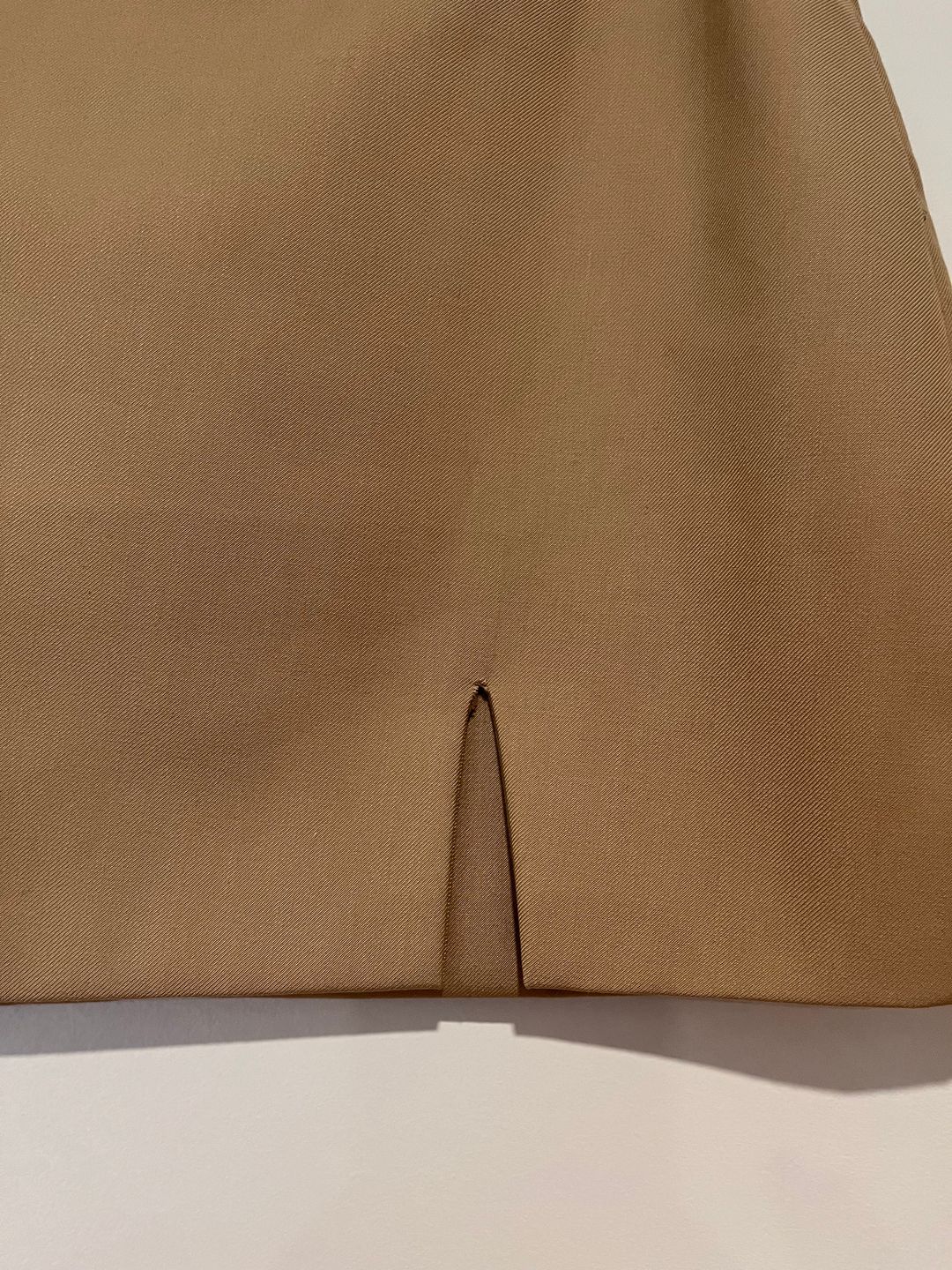 Source Unknown Slit Suit Mini Skirt, Tan Beige