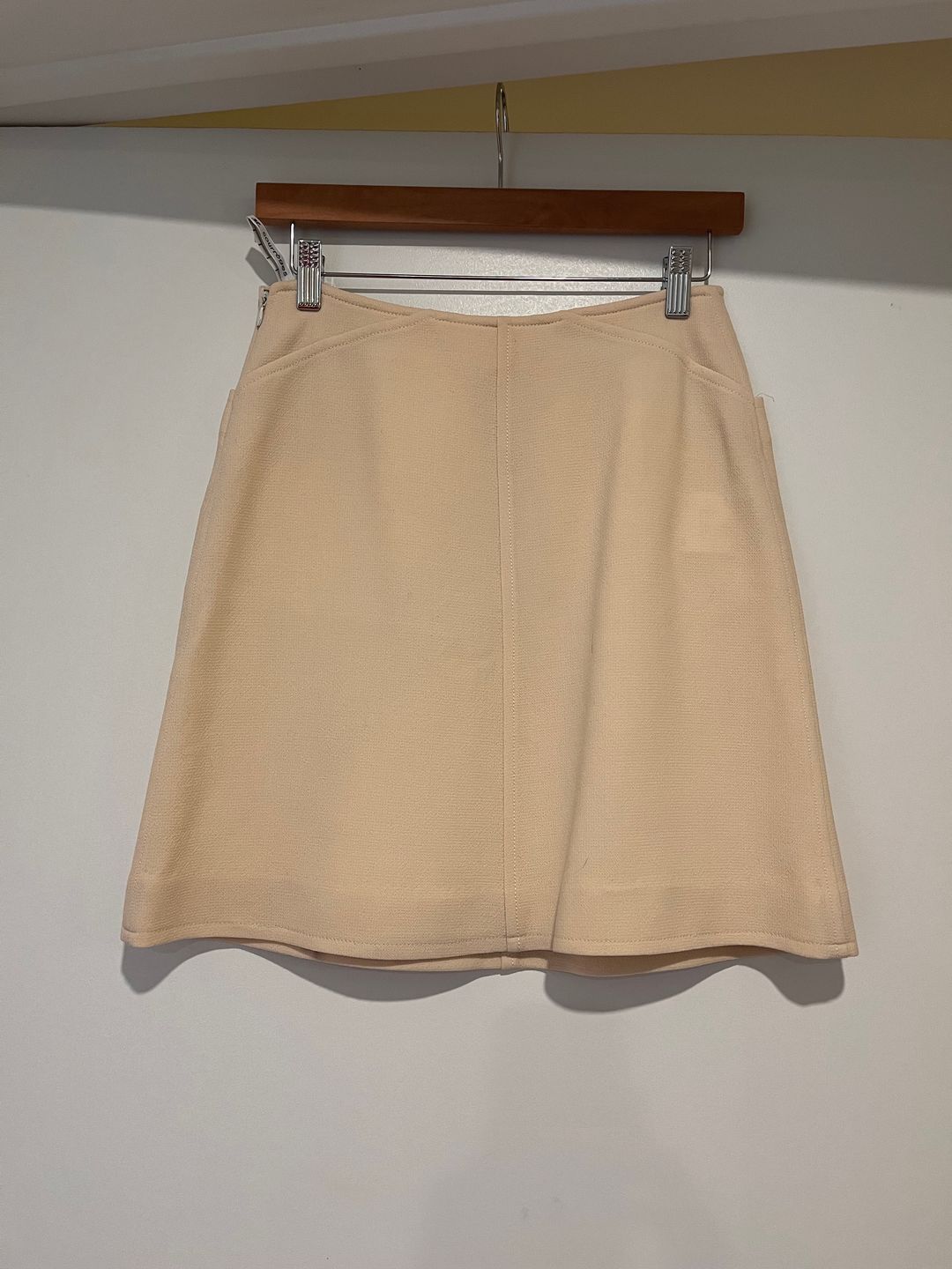 Courreges Vintage Courreges Cream Skirt 
