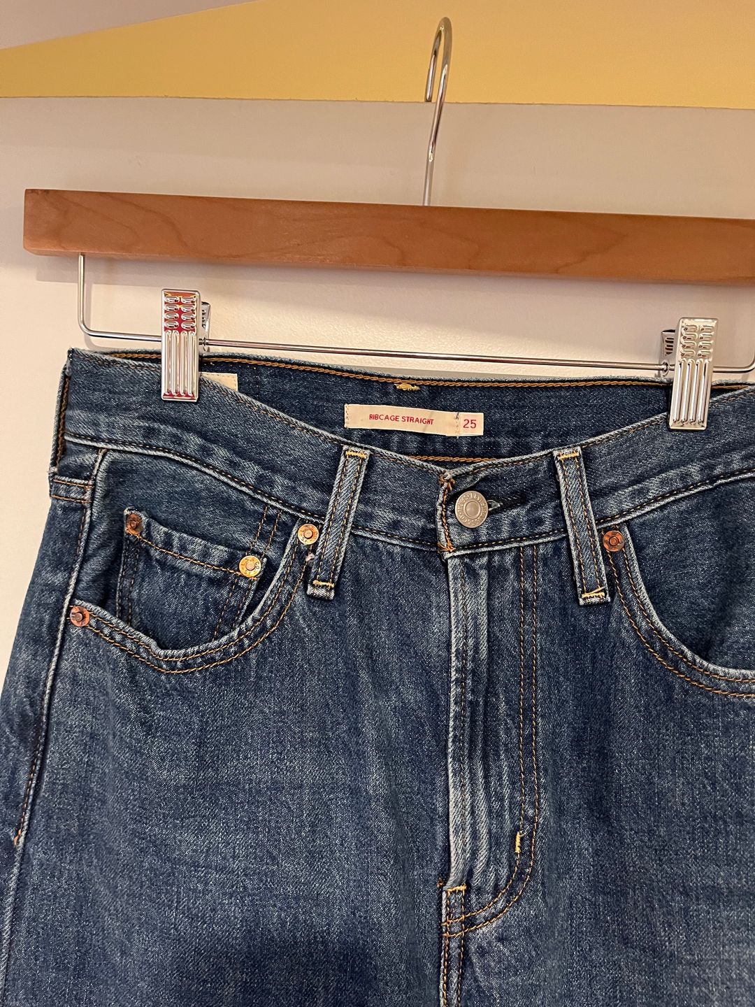 Levis Ribcage Full Length Jeans