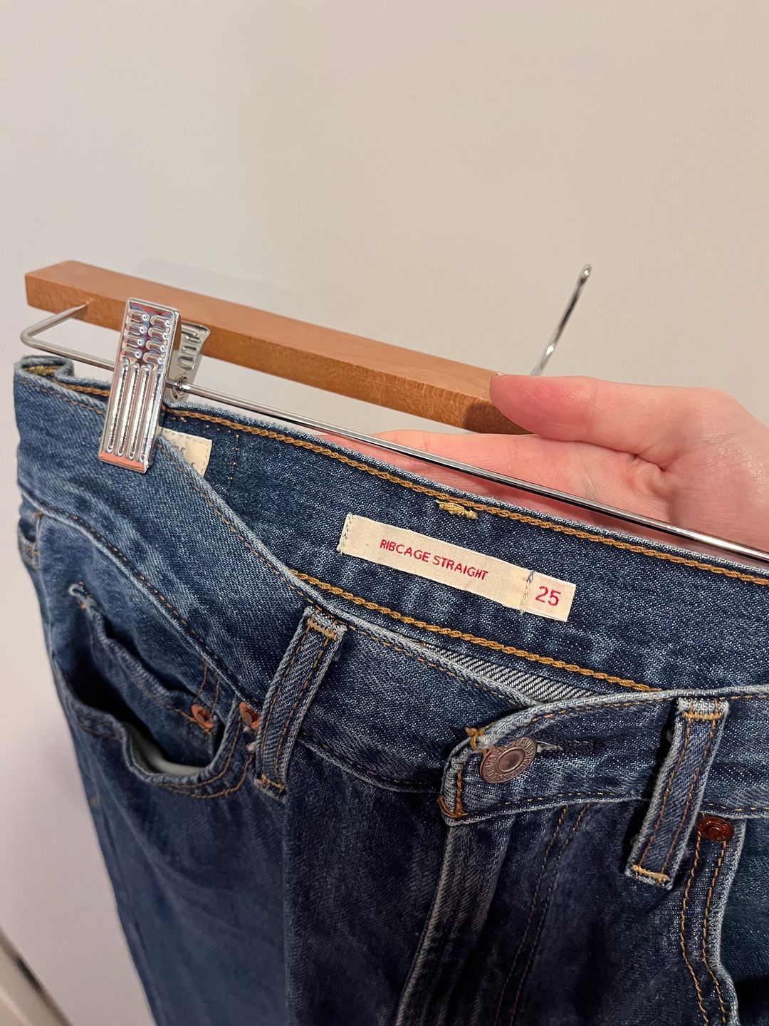 Levis Ribcage Full Length Jeans